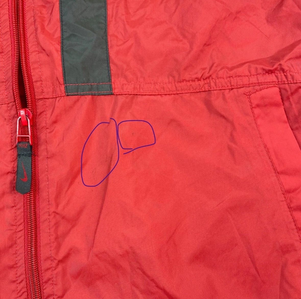 Nike Vintage Nike Windbreaker Lightweight Spring Jacket Red Size US M / EU 48-50 / 2 - 12 Thumbnail