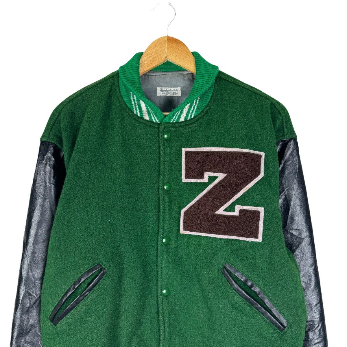 Other ❄️CAPITAL ‘Z’ VARSITY LEATHER JACKET Size US M / EU 48-50 / 2 - 2 Thumbnail