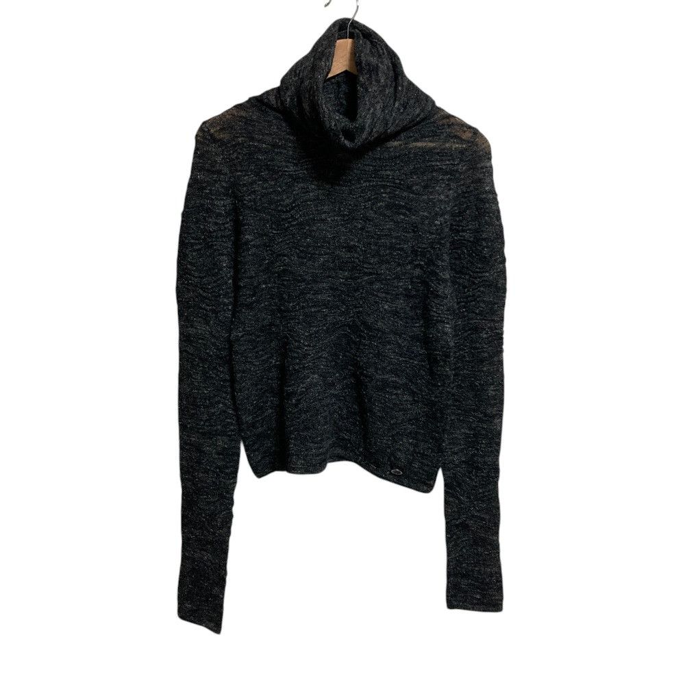 Chanel Chanel Chanel Turtleneck Sheer Knit Sweater Textile Tops DUTY FREE for USA Size ONE SIZE - 1 Thumbnail
