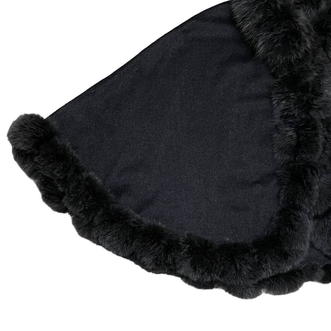Sagafurs Archive Rare Saga Fox Furs Capes Cashmere 100% Size US L / EU 52-54 / 3 - 3 Thumbnail