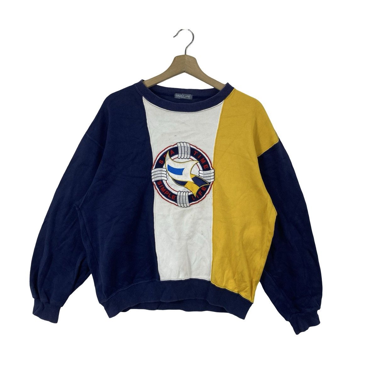 Vintage Vintage SIMPLE LIFE Sweatshirt LEmbroidered Logo Crewneck Size US L / EU 52-54 / 3 - 3 Thumbnail