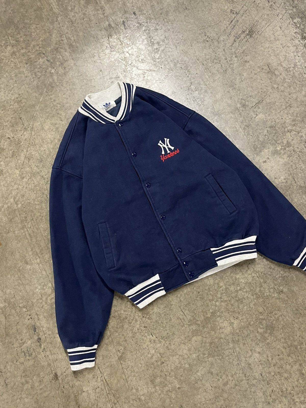 Vintage Vintage Yankees 90s sweatshirt bomber jacket rare hype Size US XL / EU 56 / 4 - 5 Thumbnail