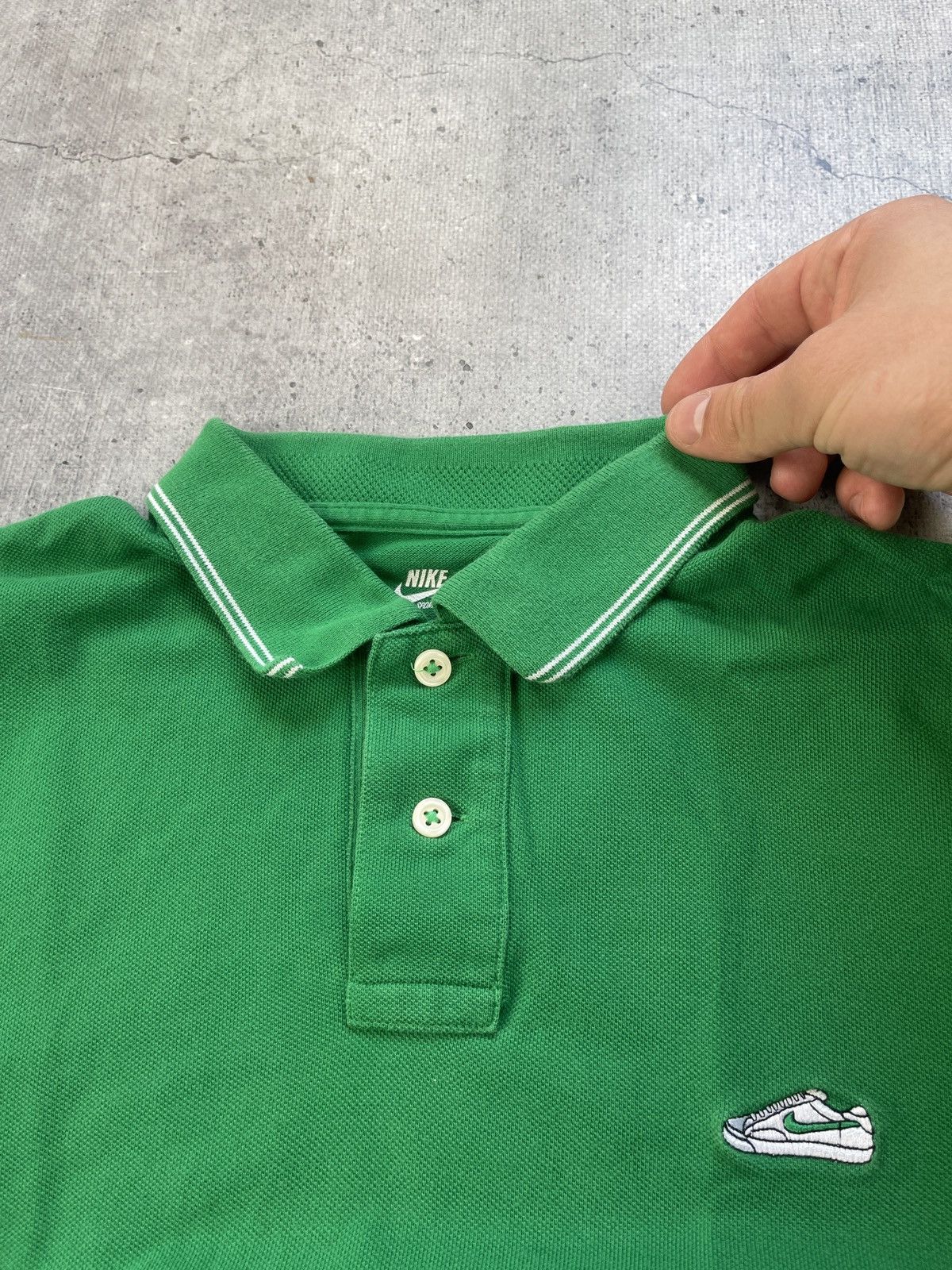 Nike × Vintage Vintage Nike Polo T Shirt Tee Baggy 90s Y2K Size US M / EU 48-50 / 2 - 6 Thumbnail