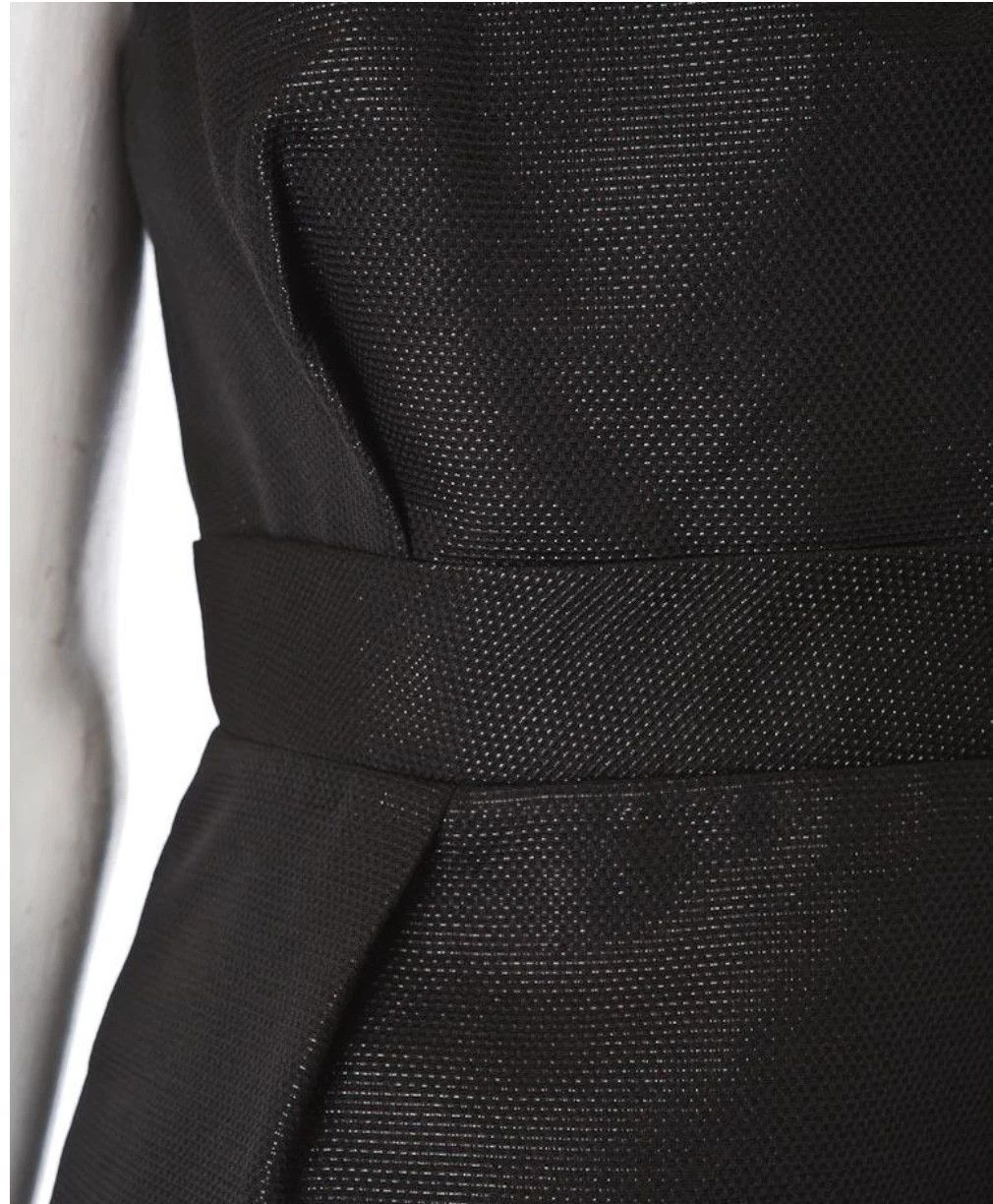 RED Valentino REDValentino Black Shimmery Sheath Cocktail Dress Size 4 Size S / US 4 / IT 40 - 4 Thumbnail
