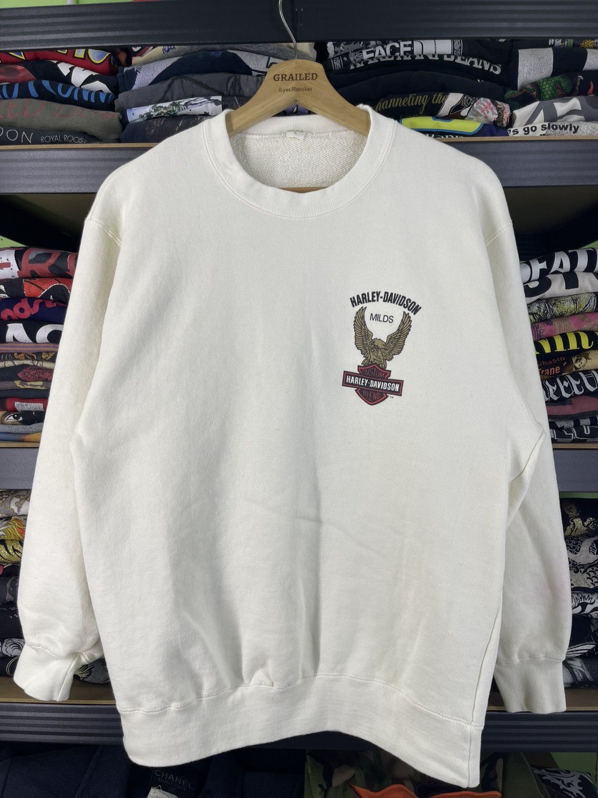 Harley Davidson Vintage 80's Harley Davidson Milds Couple Set Sweatshirt Size US L / EU 52-54 / 3 - 7 Thumbnail