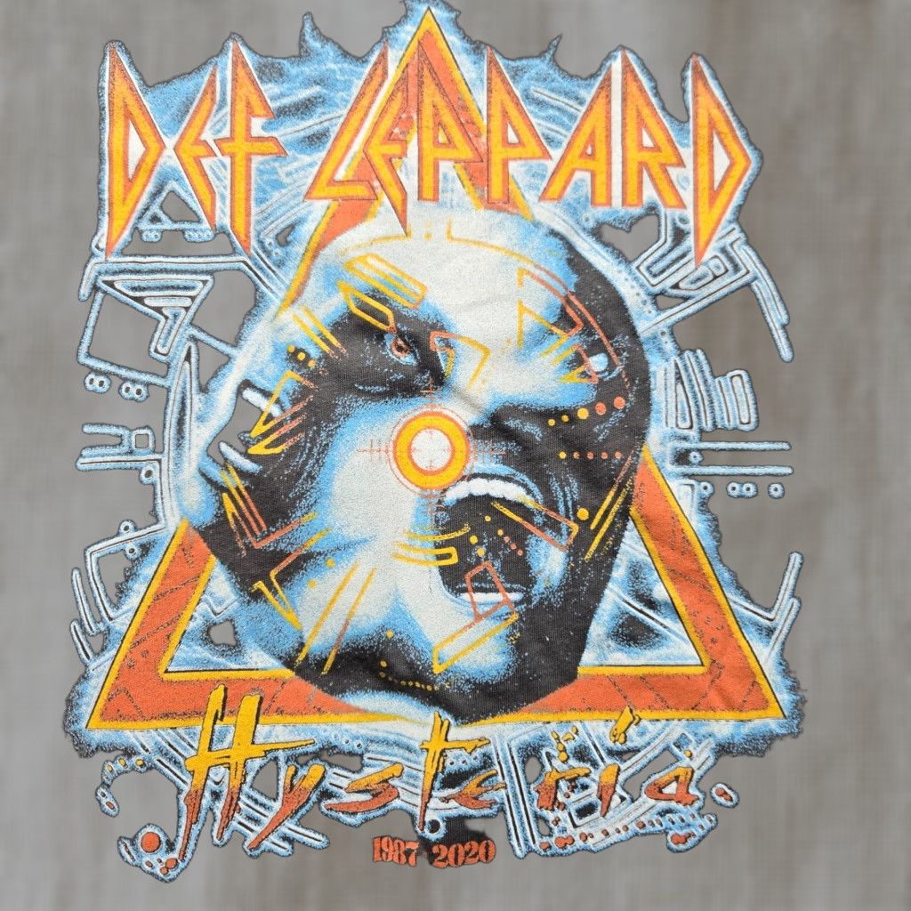 Vintage VINTAGE Def Leppard T-Shirt Black Graphic Tee Adult Small Short Sleeve Men’s S Black Logo Band Shirt 1980s Hard Rock Mens Size US S / EU 44-46 / 1 - 1 Thumbnail