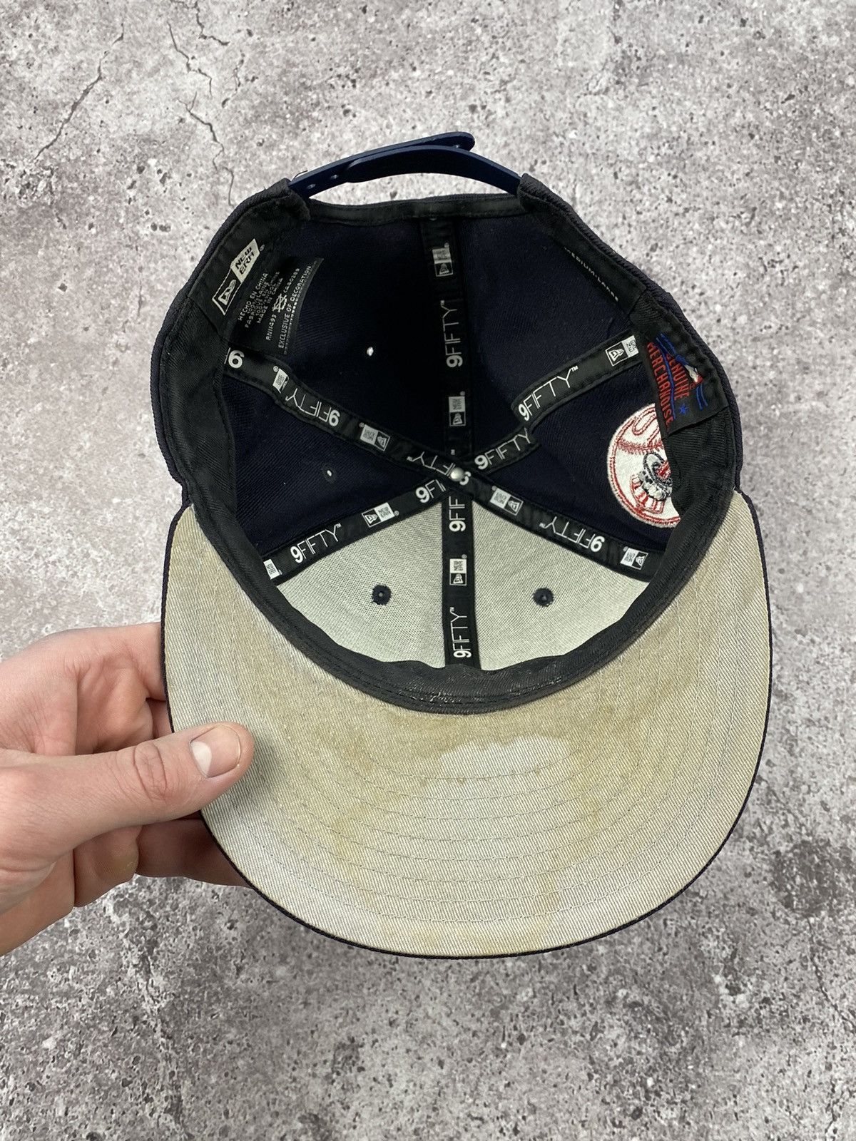 New York Yankees × Starter × Vintage Vintage 90s New York Yankees Snapback Hat Style Size ONE SIZE - 7 Thumbnail