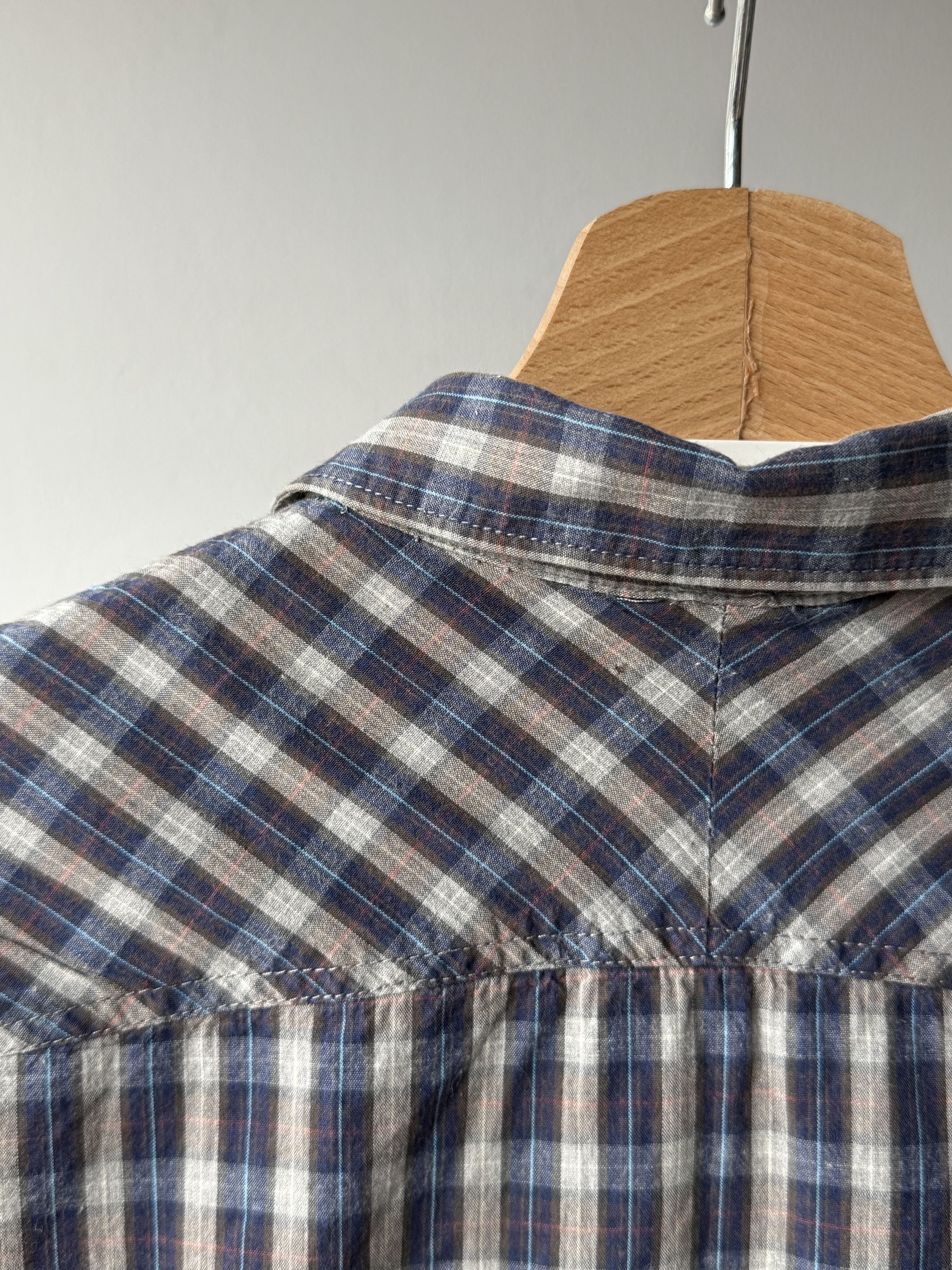 Paul Smith Paul Smith Jeans Plaid Tailored Fit Cotton Long Sleeve Shirt Size US L / EU 52-54 / 3 - 9 Thumbnail