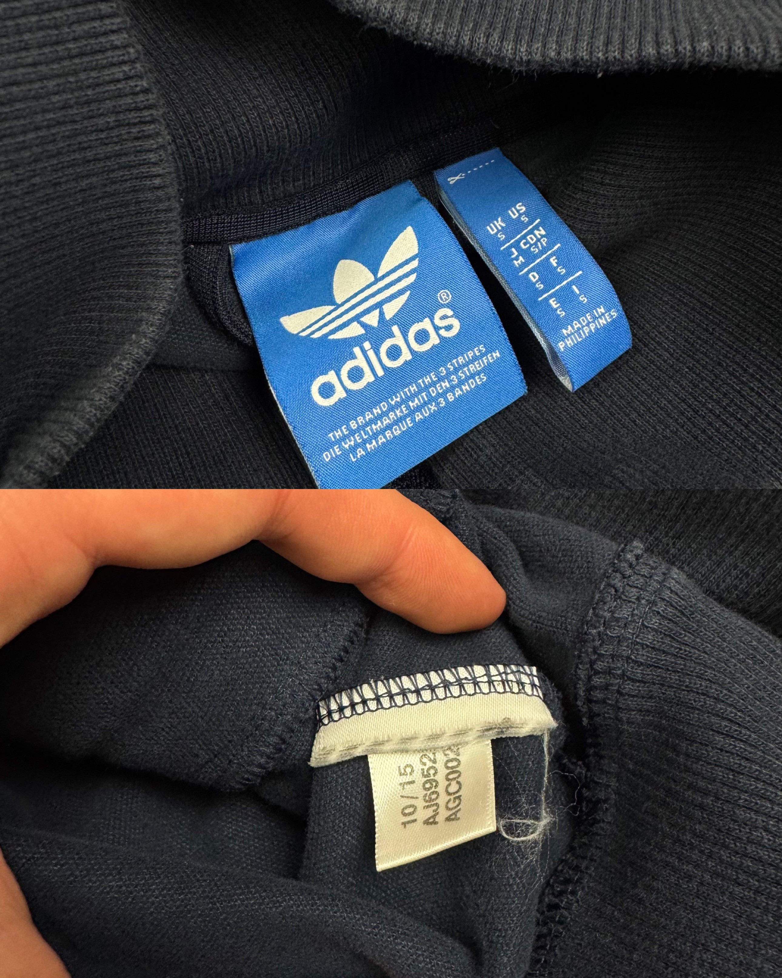 Adidas Adidas Beckenbauer Men's navy Full Zip Track Jacket Small Size US S / EU 44-46 / 1 - 3 Thumbnail