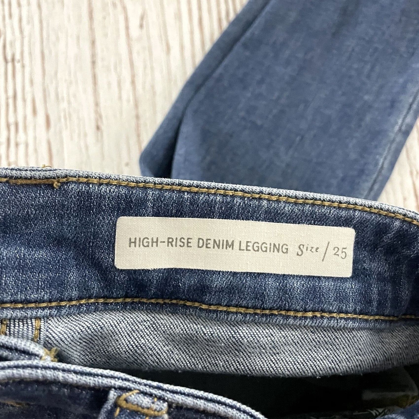 Vintage Pilcro Jeans Skinny Regular Medium Wash Denim 25 Womens Size 42" / US 20 - 4 Thumbnail
