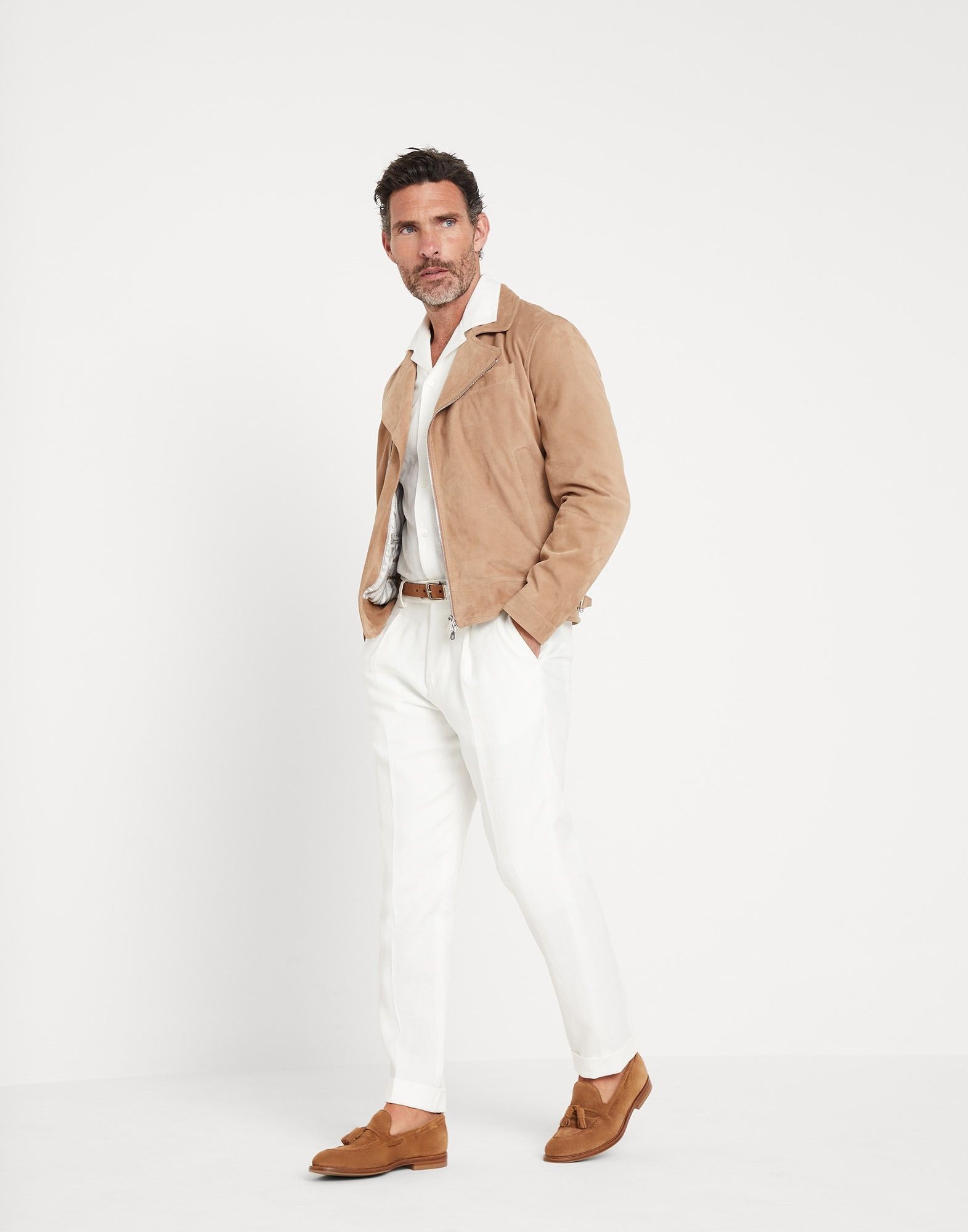 Brunello Cucinelli Pants in Open White Size US 34 / EU 50 - 4 Thumbnail