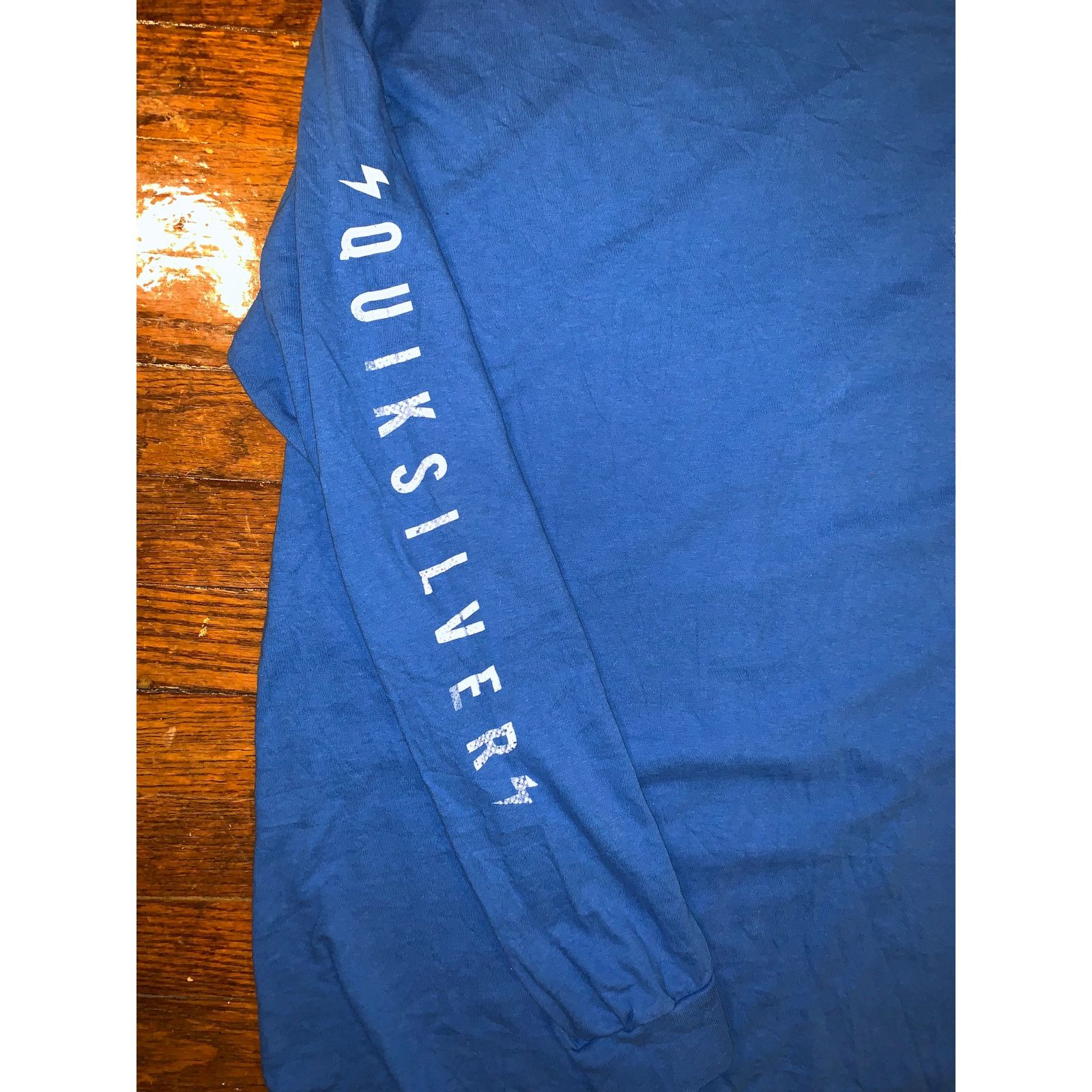 Quiksilver Vintage Quiksilver Long Sleeve Shirt Blue Y2K Surf Large Size US L / EU 52-54 / 3 - 3 Thumbnail