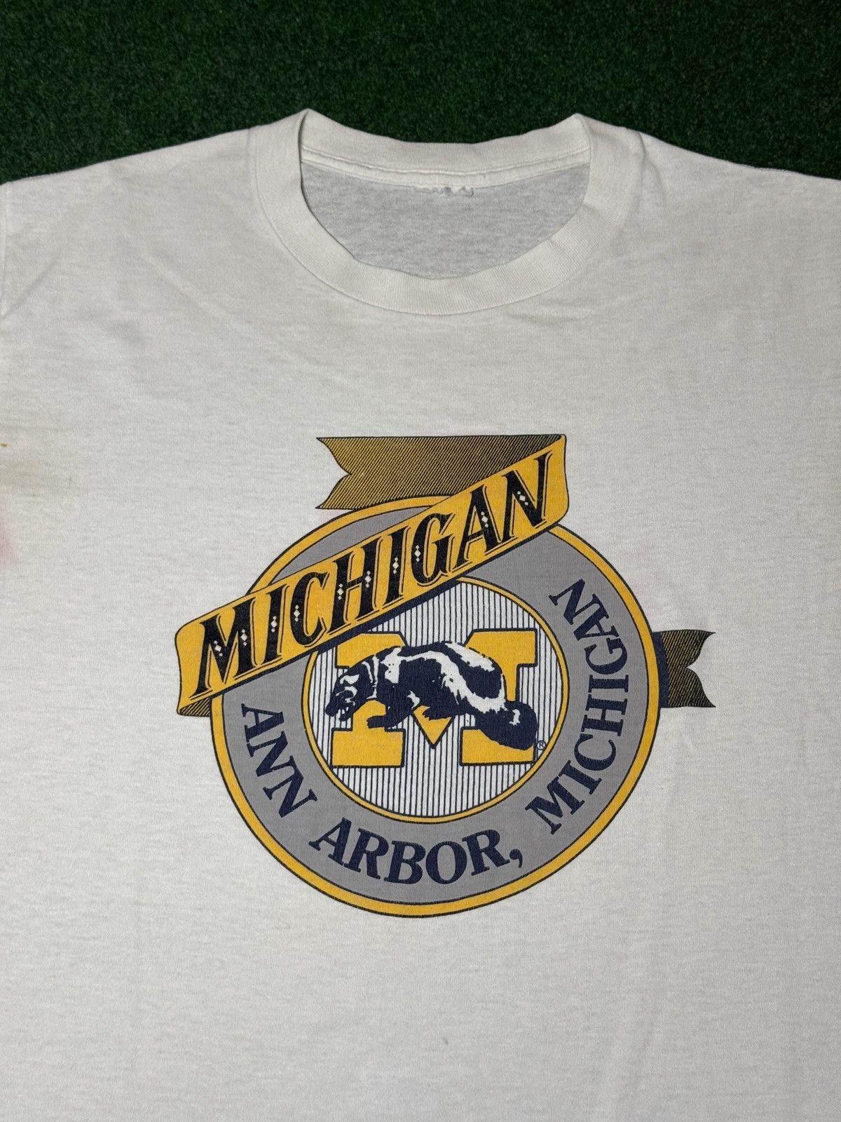 Nike Vintage Nike Michigan Wolverines RARE 70s 80s Thin T Shirt Size US M / EU 48-50 / 2 - 2 Thumbnail