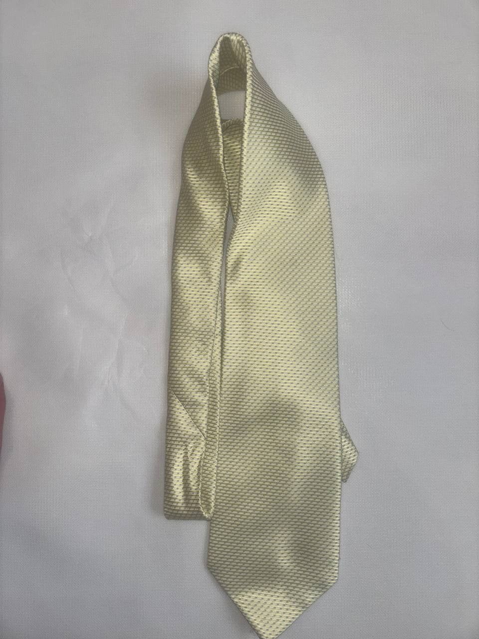 Giorgio Armani GIORGIO ARMANI 100% Silk Necktie tie yellow Made in Italy Size ONE SIZE - 5 Thumbnail