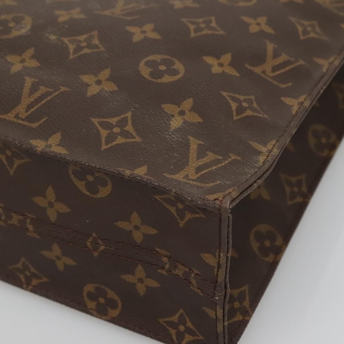 Louis Vuitton LOUIS VUITTON Monogram Sac Plat Hand Bag M51140 Size ONE SIZE - 9 Thumbnail