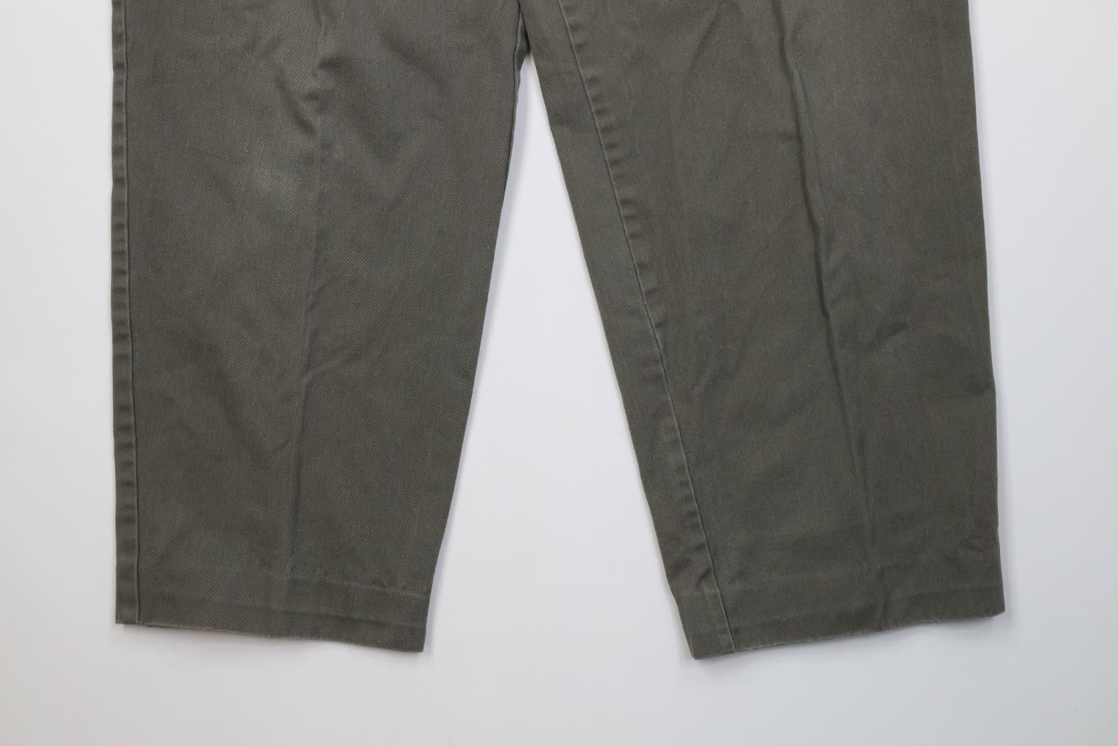 Vintage Vintage 90s Streetwear Relaxed Fit Pleated Chino Pants Size US 34 / EU 50 - 4 Thumbnail