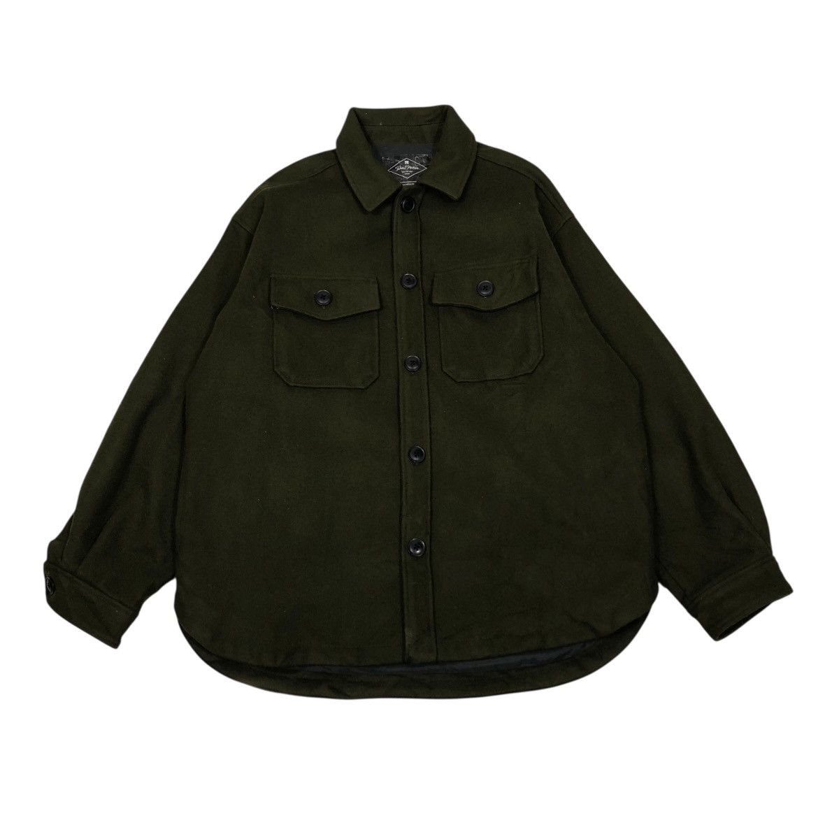 Japanese Brand 🔥VINTAGE WOOL CHORE WORK JACKET RAGEBLUE JPN ISSEY MIYAKE Size US M / EU 48-50 / 2 - 1 Thumbnail
