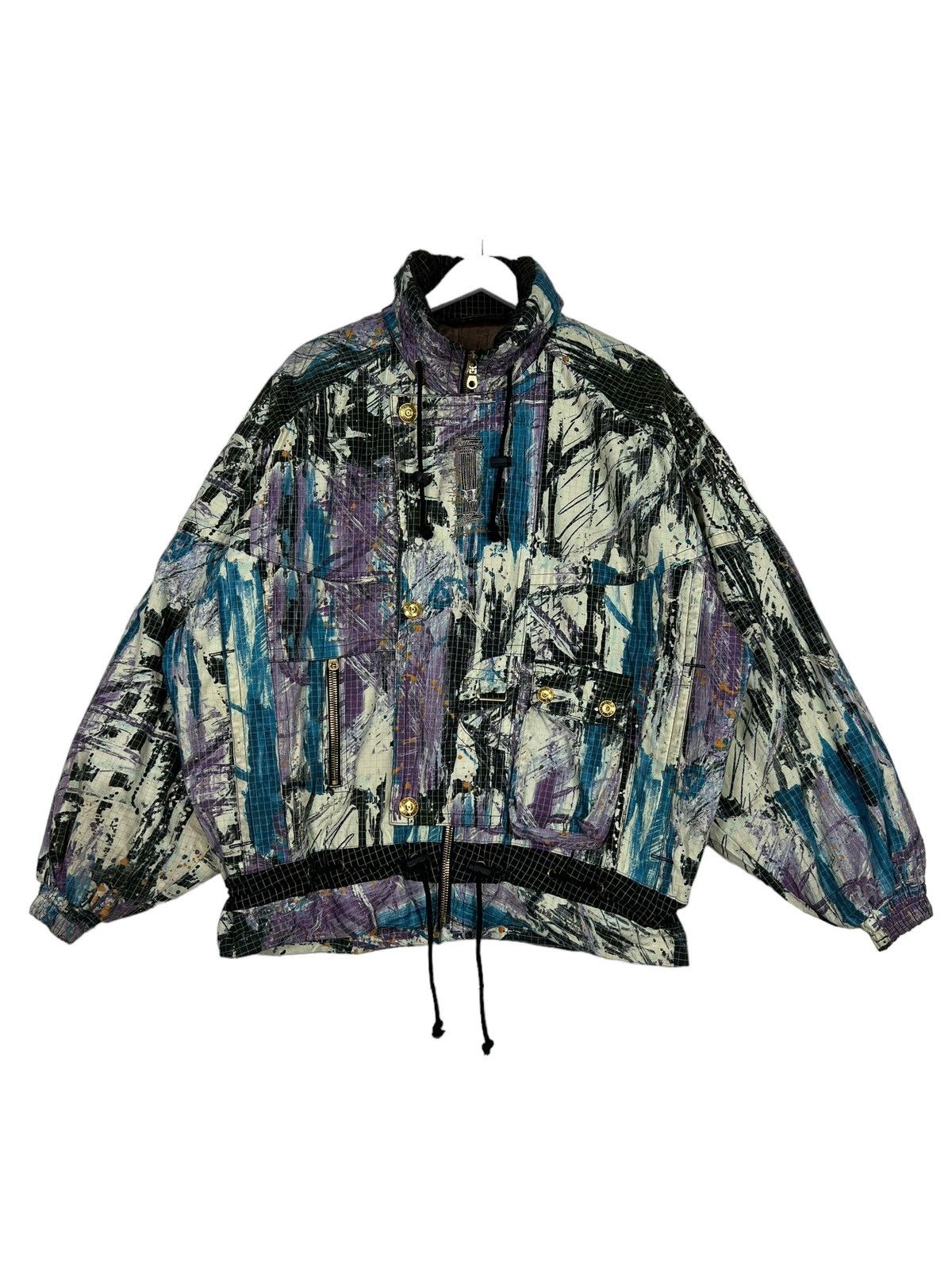 Descente 90s VINTAGE DESCENTE PAIN SPLASH ASTROS BOMBER JACKET Size US L / EU 52-54 / 3 - 3 Thumbnail