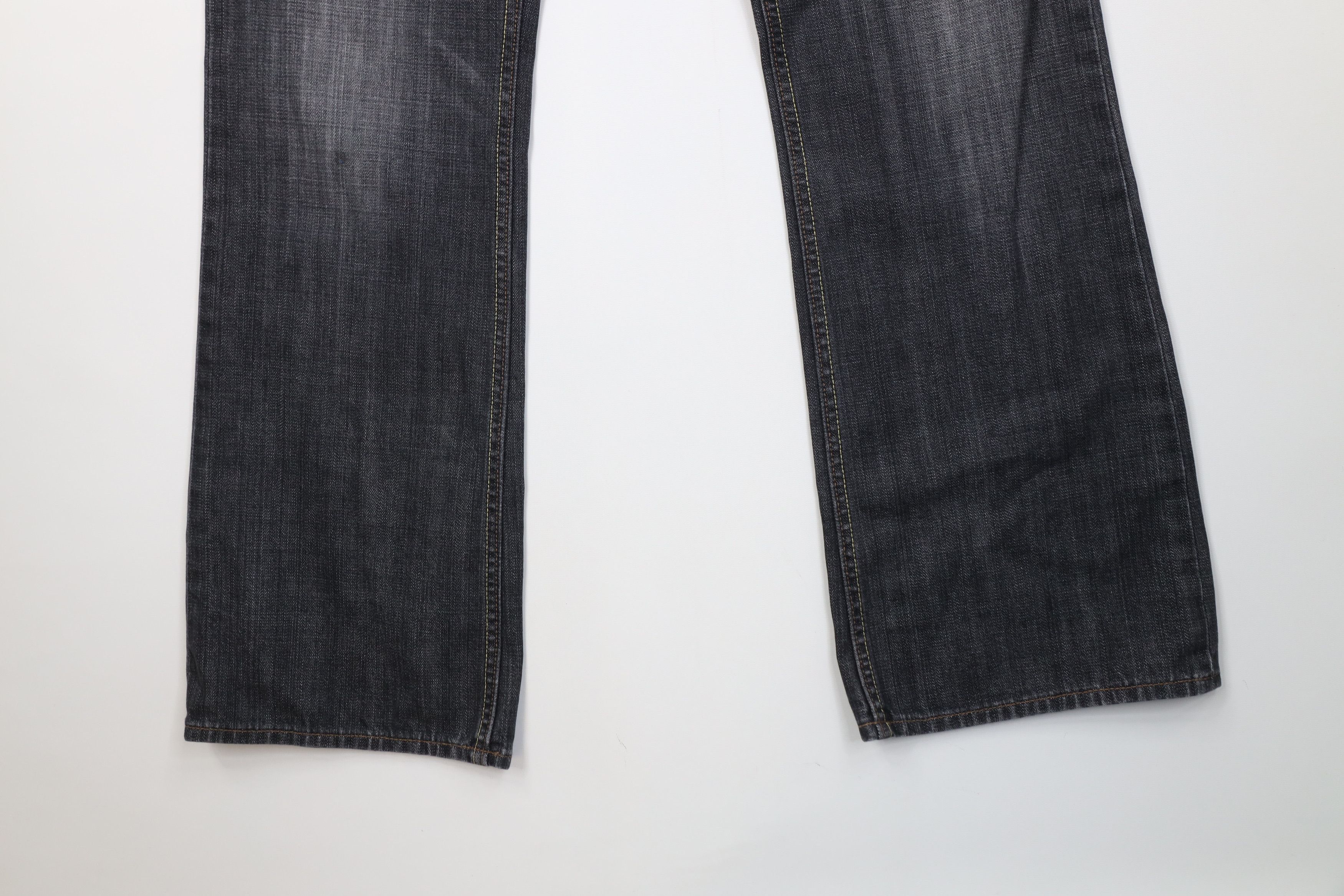 Banana Republic Vintage Y2K Banana Republic Wide Leg Denim Jeans Black Size US 34 / EU 50 - 4 Thumbnail