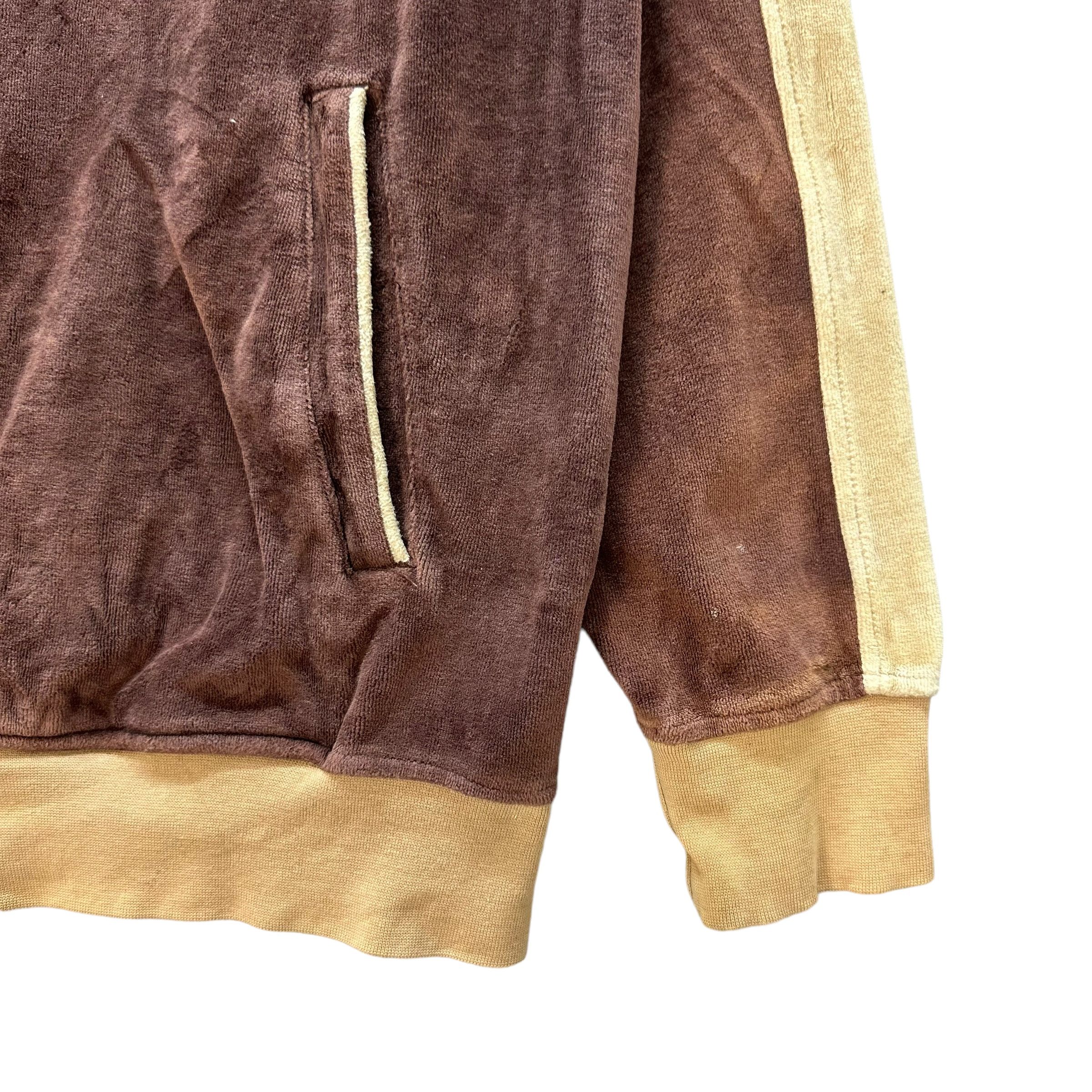 Japanese Brand MISCHIEVOUS EMBROIDERY BIG LOGO VELVET JACKET #8931-040 Size US M / EU 48-50 / 2 - 8 Thumbnail