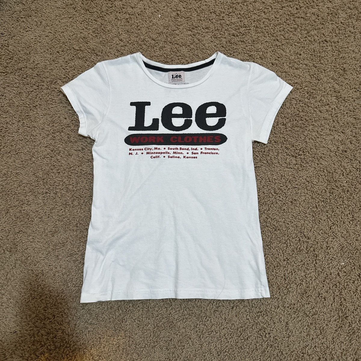 Lee Vintage Lee baby tee Size S / US 4 / IT 40 - 1 Thumbnail