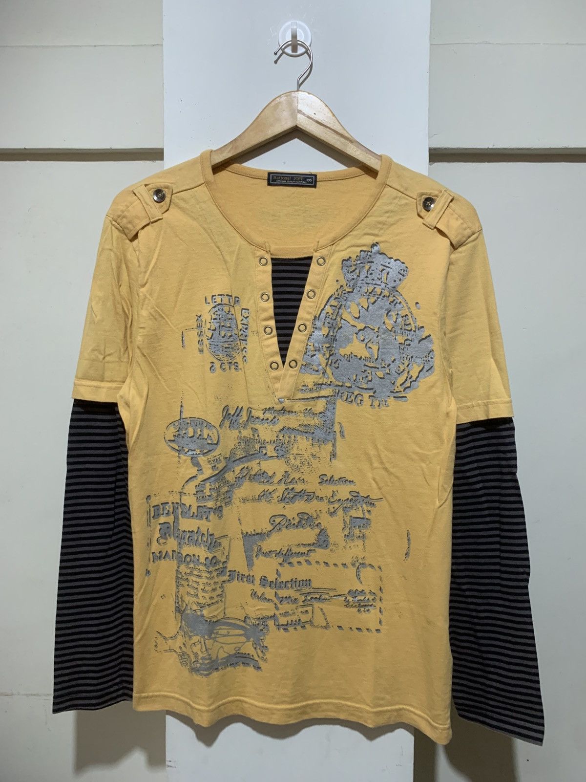 Hysteric Glamour × Undercover Japanese Rational Joff Double Layer Longsleeve Tee Shirt Size US L / EU 52-54 / 3 - 1 Thumbnail