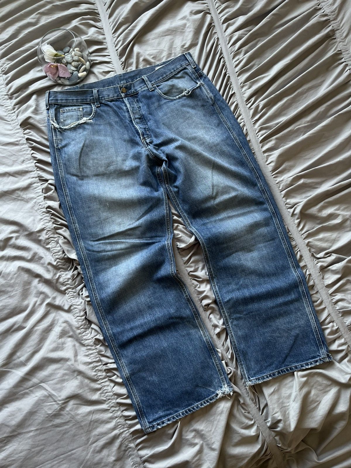 Carhartt Vintage Carhartt Single Knee Jeans Baggy Washed Distressed Size US 36 / EU 52 - 5 Thumbnail