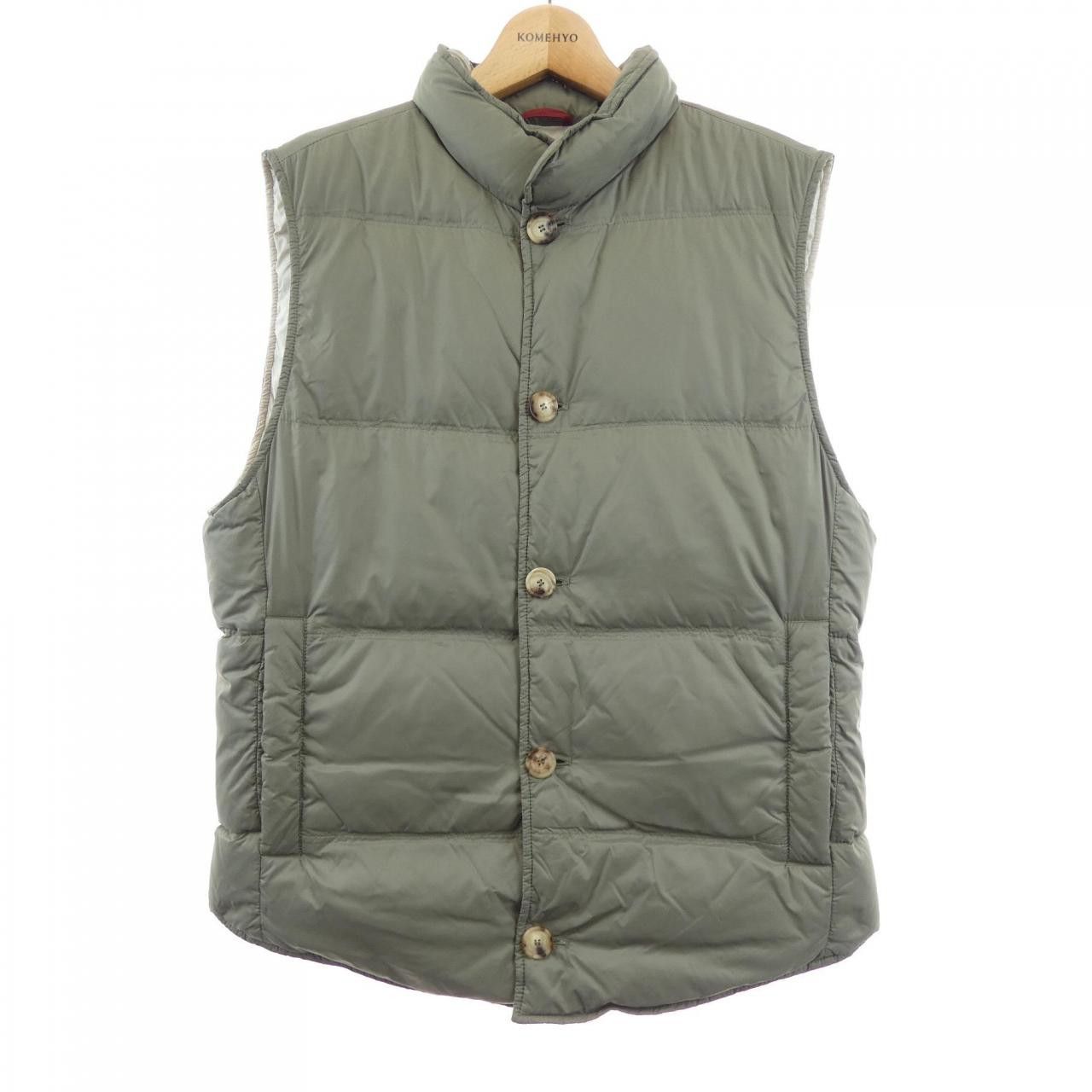 Brunello Cucinelli Brunello Cucinelli Brunello Cucinelli Down Vest Textile Outerwear DUTY FREE for USA Size ONE SIZE - 1 Thumbnail