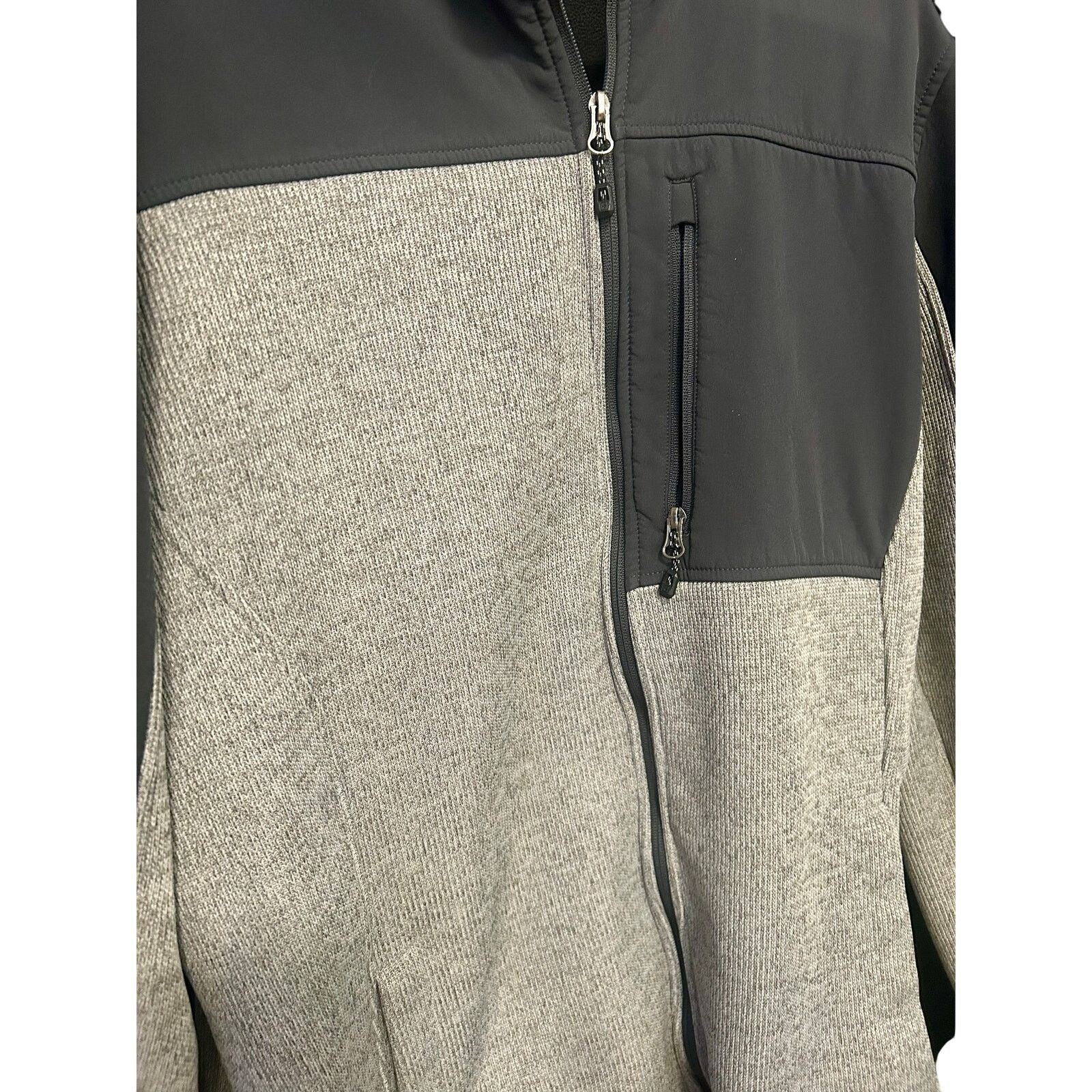 Swissgear Swiss Tech Men's Full-Zip Knit Jacket Gray Size XLT Size XL / US 12-14 / IT 48-50 - 3 Thumbnail