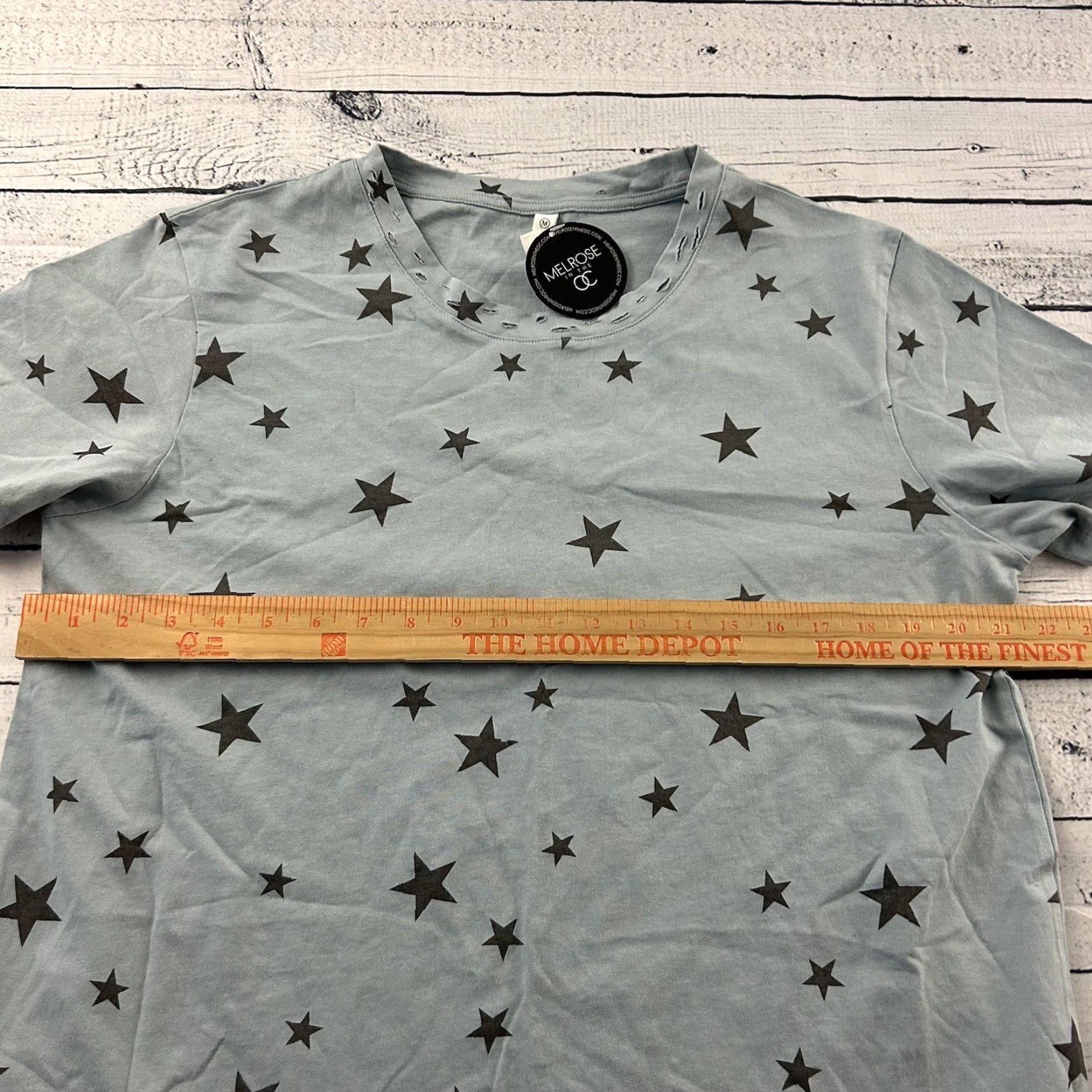 Vintage Wishlist Melrose In The OC Star Oversized T Shirt Womens M Blue Size M / US 6-8 / IT 42-44 - 4 Thumbnail