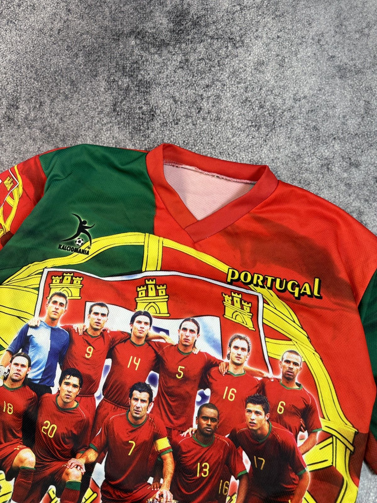 Vintage Vintage Portugal Soccer Jersey Blokecore Rare USA Style L Size US L / EU 52-54 / 3 - 4 Thumbnail