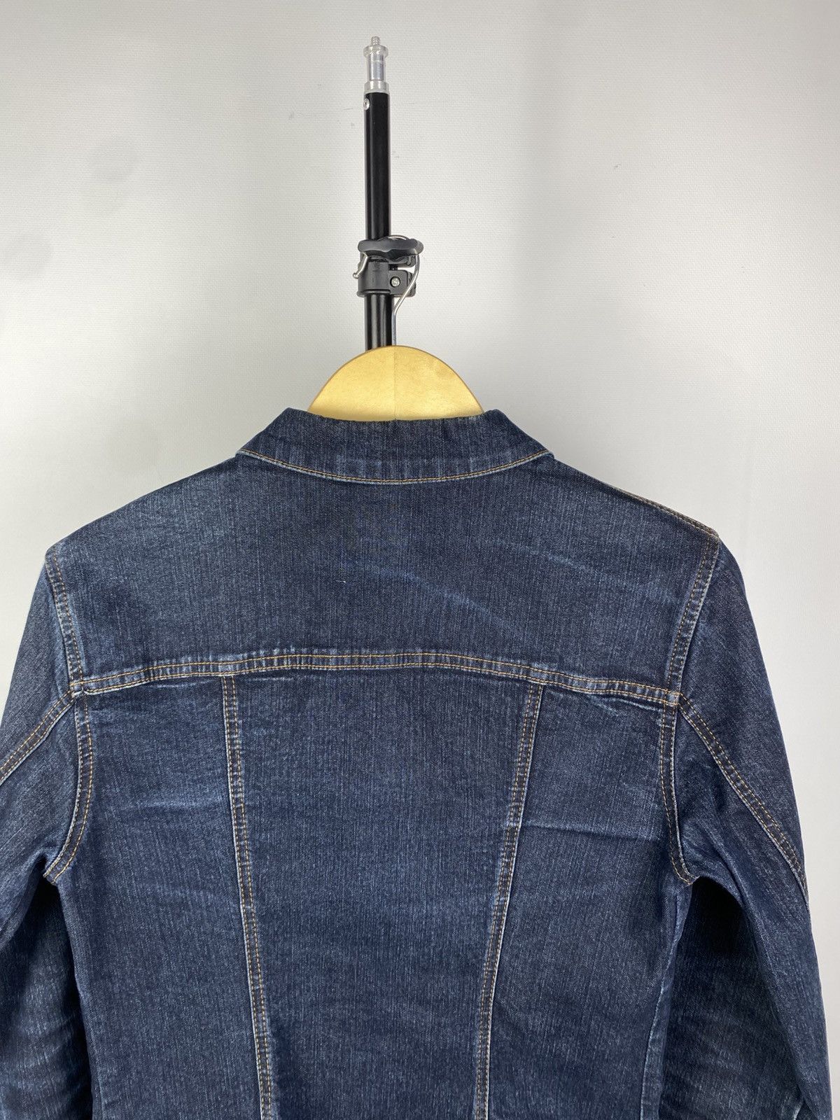 Miss Sixty × Vintage Miss Sixty Y2K Vintage Denim Double Zip Racing Jacket Size M / US 6-8 / IT 42-44 - 9 Thumbnail
