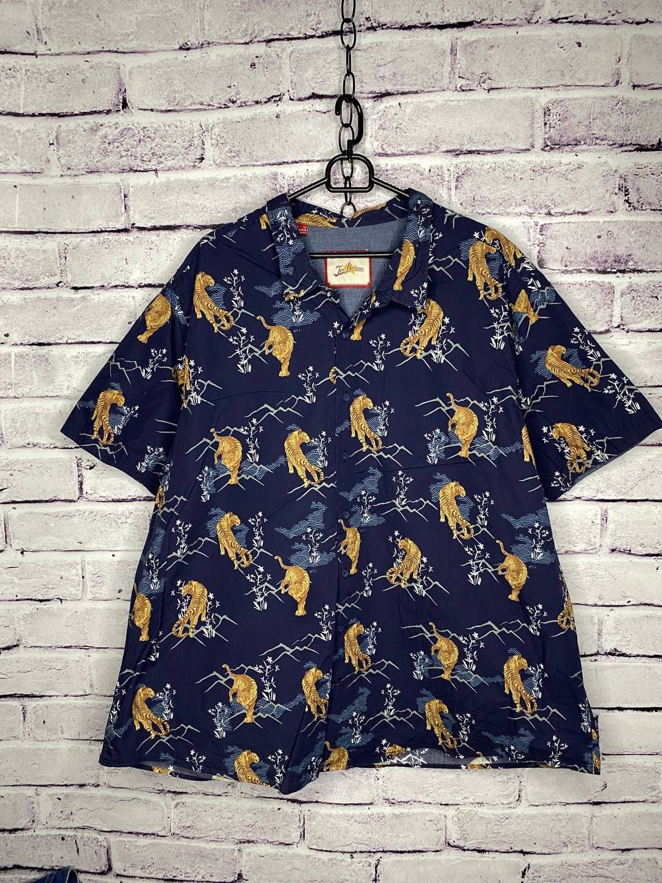 Joe Browns MENS vintage Joe Brouns Shirt Size 3XL surf style crazy Size US XXL / EU 58 / 5 - 1 Thumbnail