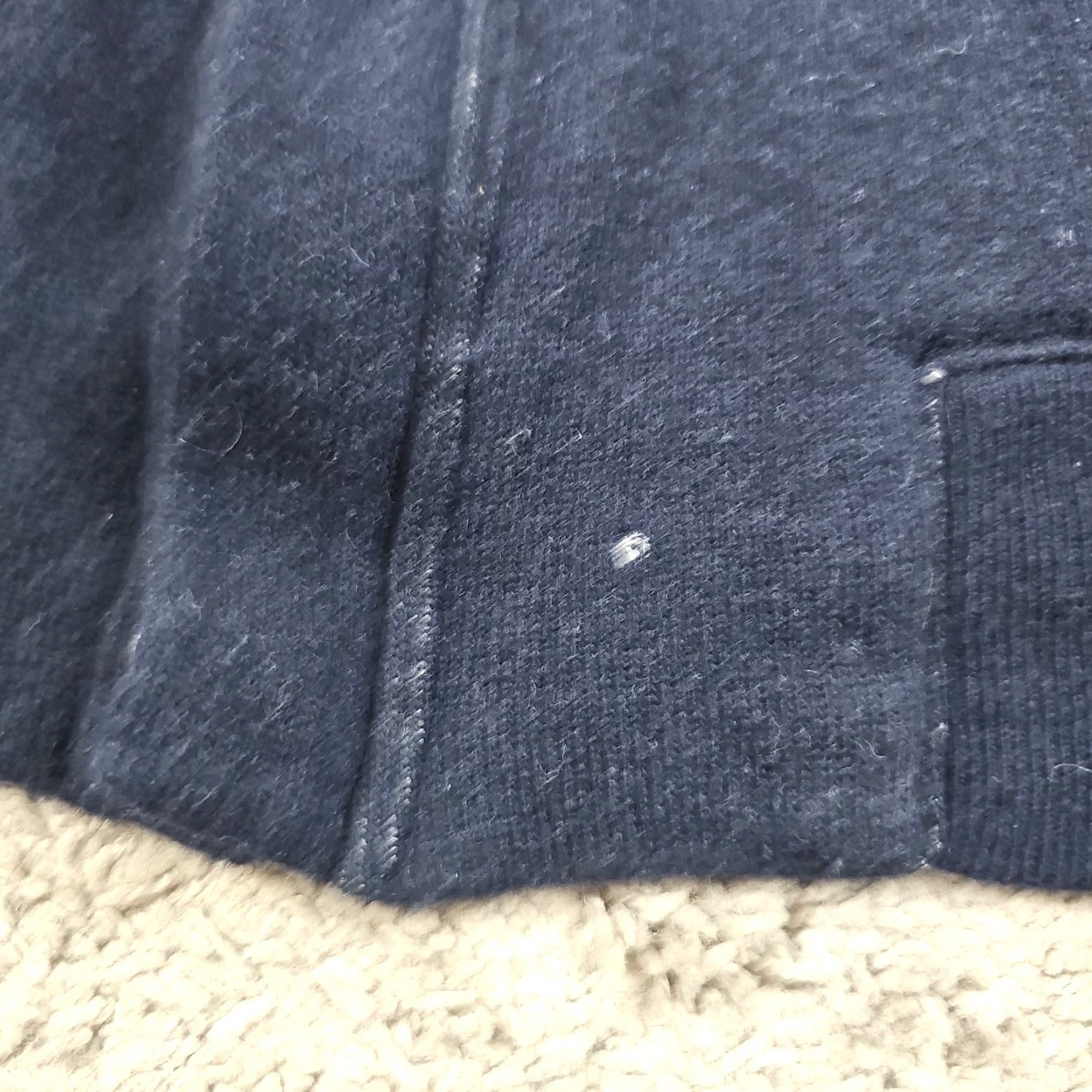 Banana Republic Banana Republic Jacket Mens L Navy Blue Wool Military Style Full Zip Pockets Size US L / EU 52-54 / 3 - 4 Thumbnail