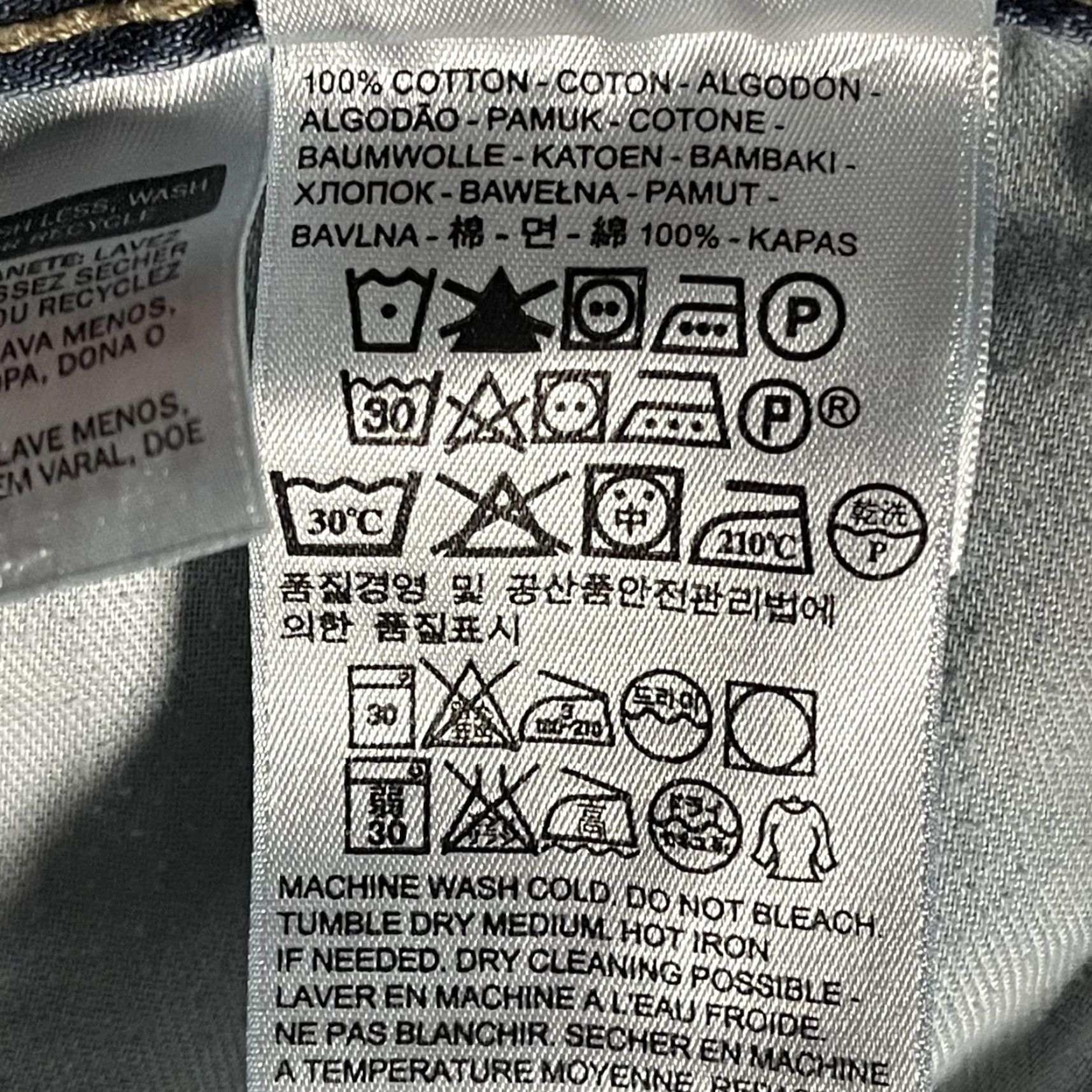 Levi's Levi's Denim Shorts Mens 44 Blue 5-Pocket Bermuda Medium Wash Jorts Baggy Fade Regular Fit Casual Summer Mens Size US 44 / EU 60 - 6 Thumbnail