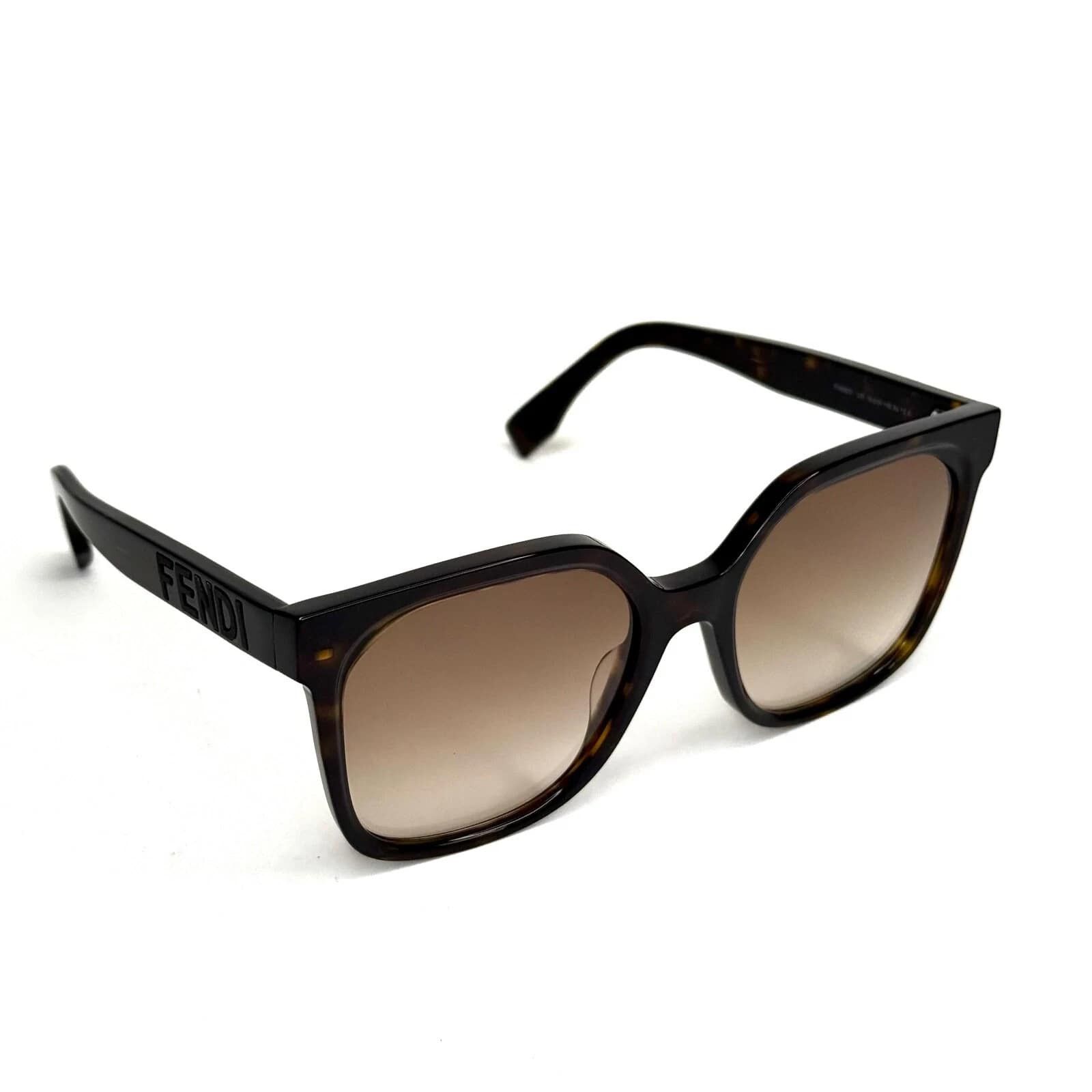 Fendi FENDI LETTERING 40007 Brown Fashion Sunglasses FE40007I 52F Size ONE SIZE - 9 Thumbnail