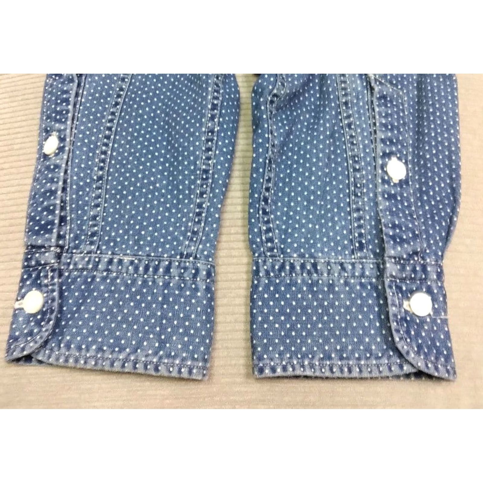 Ralph Lauren RRL Ralph Lauren Indigo Polka Dot Long Sleeve Casual Shirt Size M Blue Men's Size US M / EU 48-50 / 2 - 6 Thumbnail