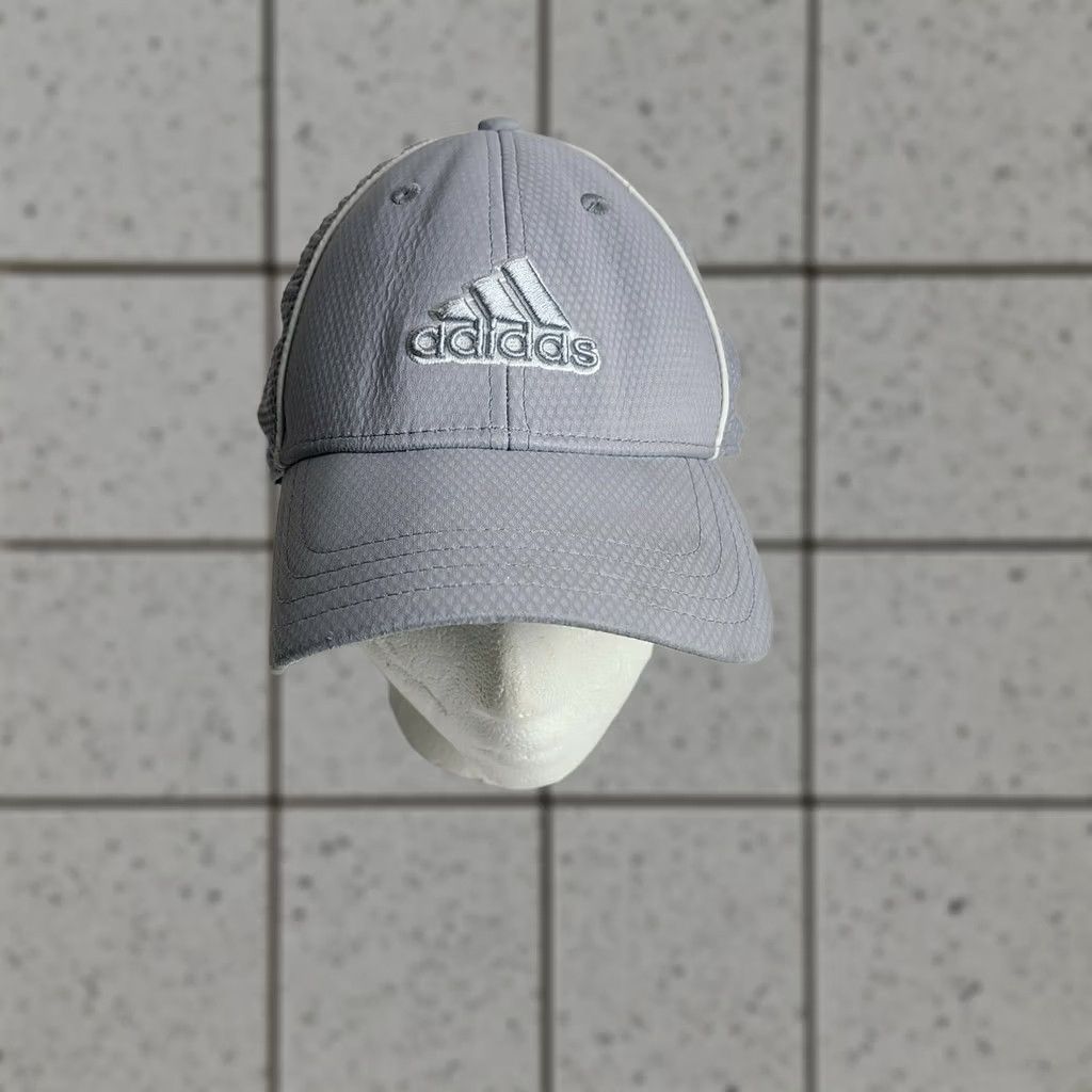 Adidas Adidas Adizero Adjustable Strap Gray Hat Mens One Size Size ONE SIZE - 1 Thumbnail