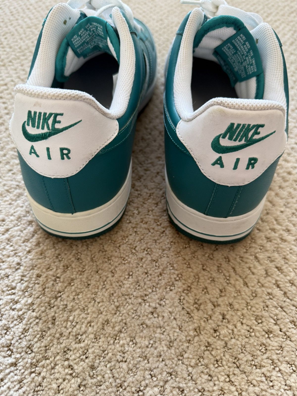 Nike ***RARE LUSH TEAL AIRFORCE 1 Size US 13 / EU 46 - 3 Thumbnail