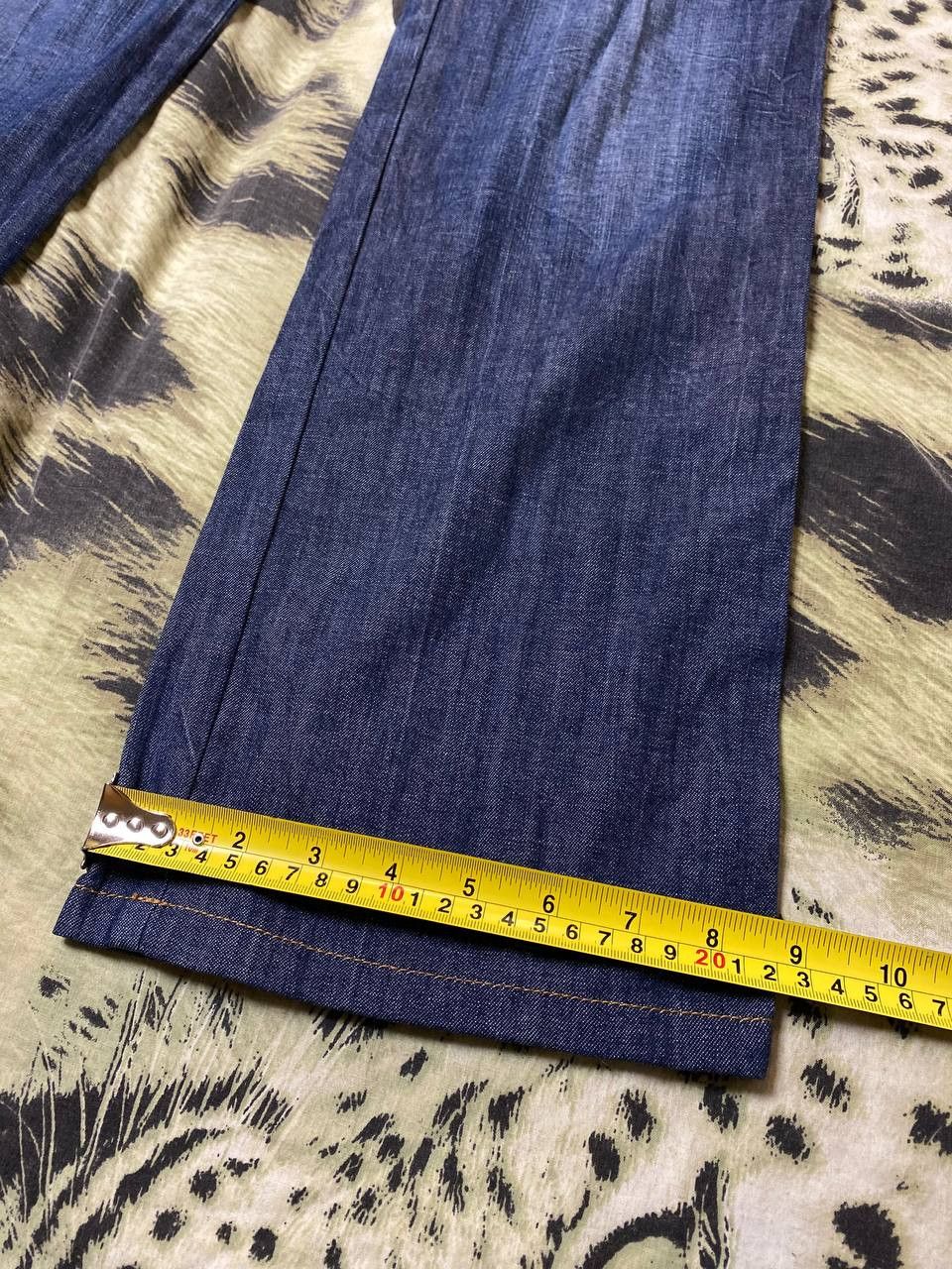 Moschino × Vintage Y2K MOSCHINO Jeans Flared Low Rise Sexy Jeans Glamour 00s Size 27" / US 4 / IT 40 - 10 Thumbnail