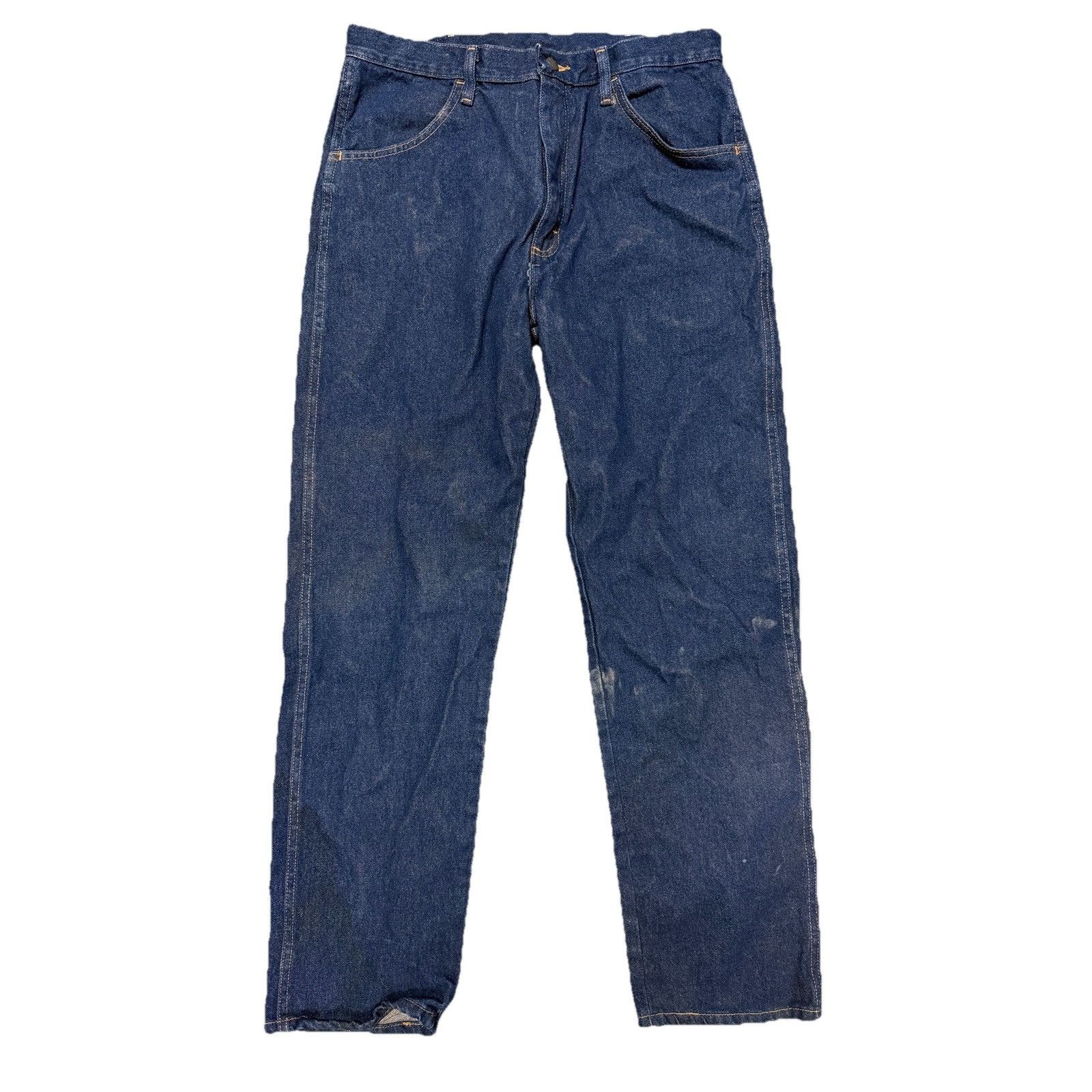 Rustler Rustler Jeans Regular Fit Straight Leg Dark Wash Denim Mens Size US 35 - 2 Thumbnail