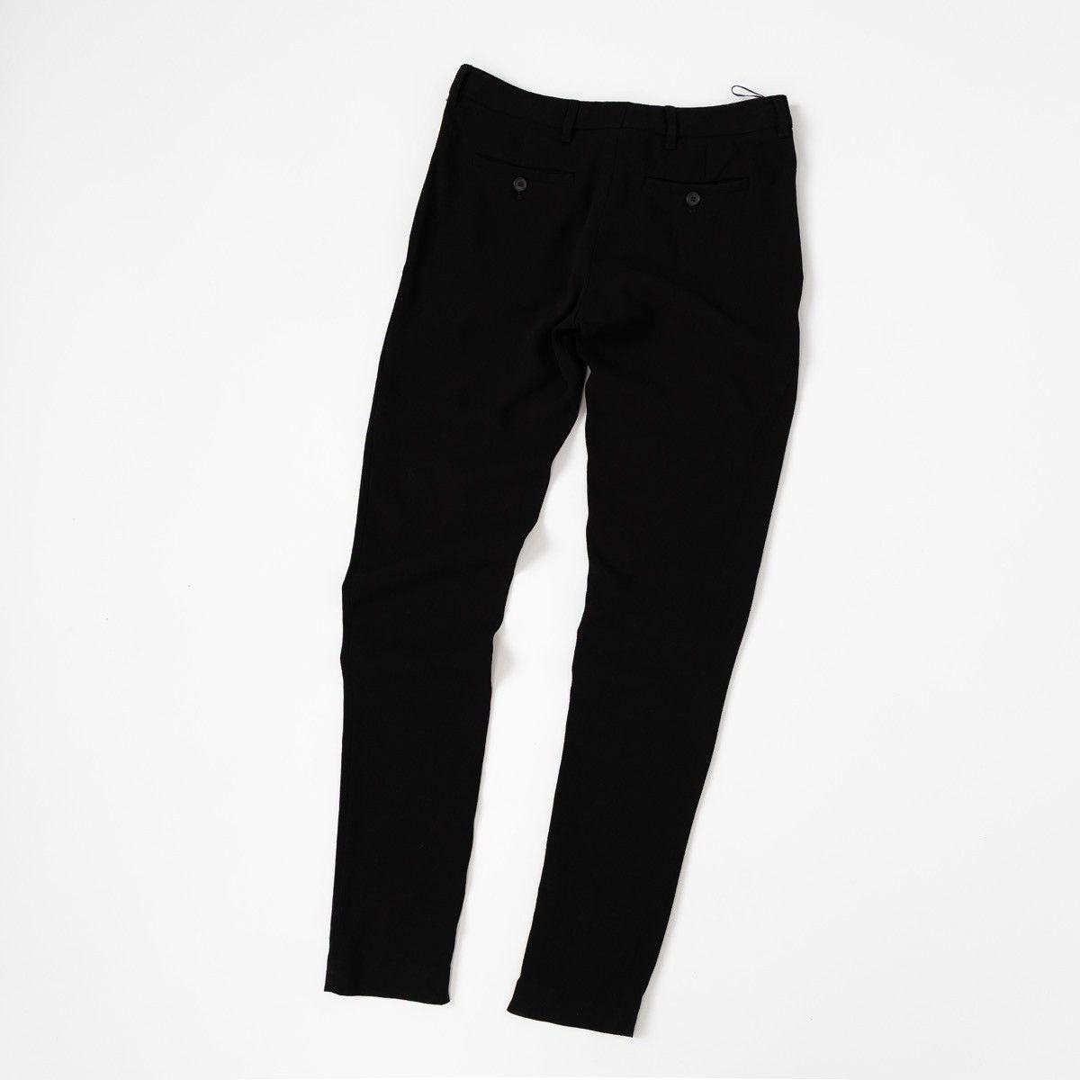 Prada Prada Womens Black Slim Trousers Italy Smart Casual Pants Size 28" / US 6 / IT 42 - 3 Thumbnail
