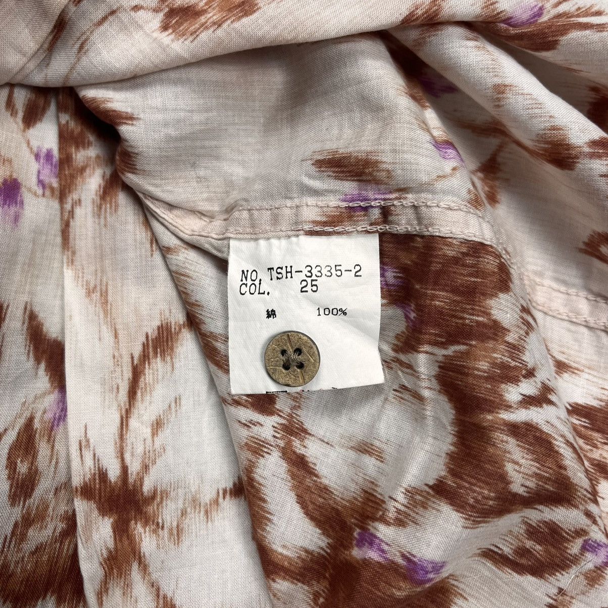 Tornado Mart Tornado Mart Floral Pattern Button Up Shirt Size L / US 10 / IT 46 - 5 Thumbnail