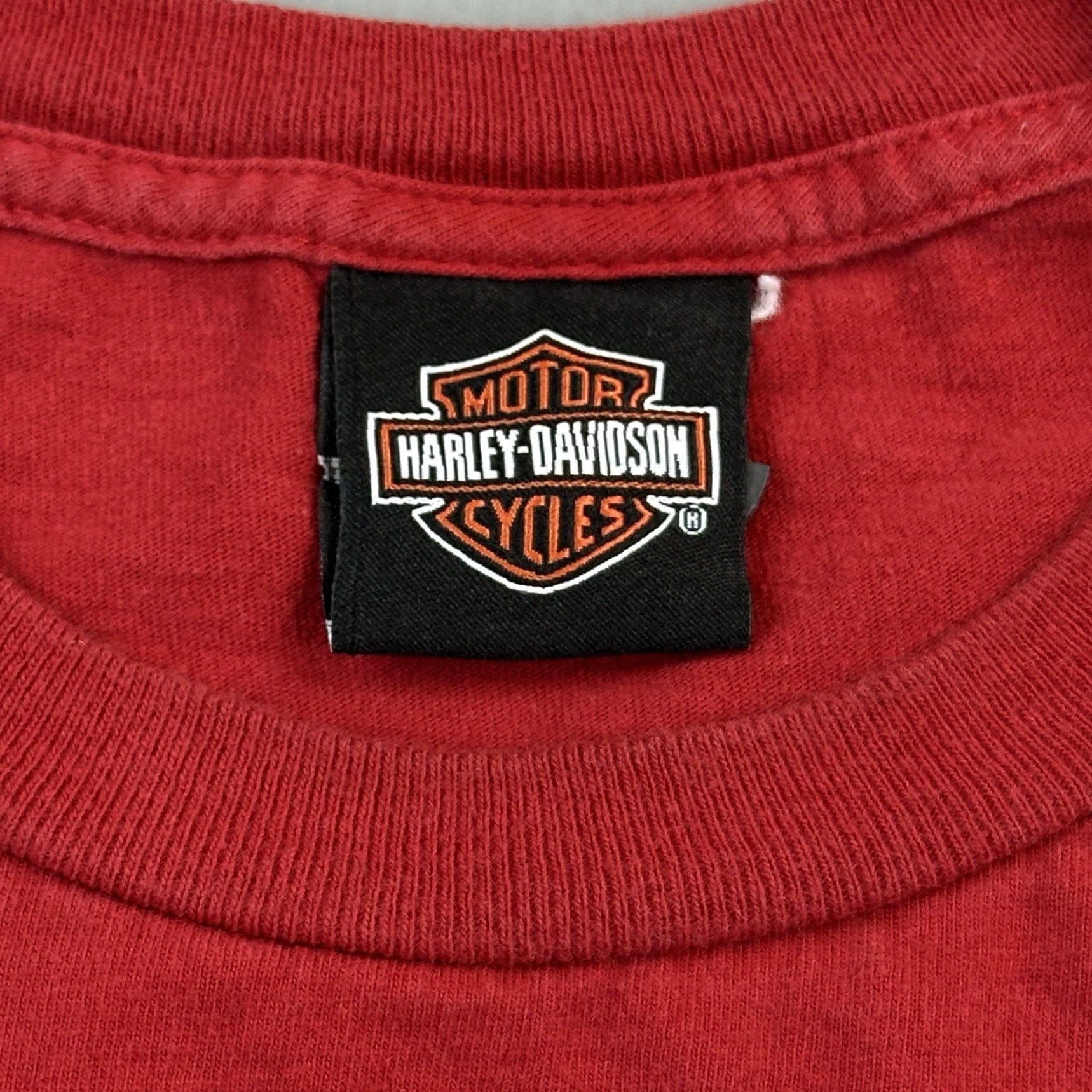 Harley Davidson Harley-Davidson Shirt Mens M Red New Orleans Eagle Motorcycle Biker Y2K Vintage Graphic Print Logo USA Skull Size US M / EU 48-50 / 2 - 7 Thumbnail