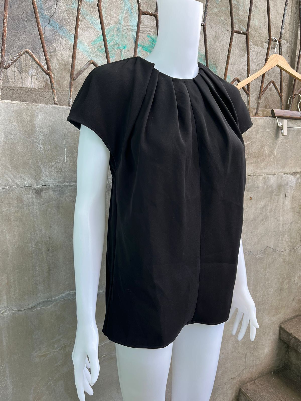 Balenciaga SS16 Ruffled Top Blouse Size XS / US 0-2 / IT 36-38 - 4 Thumbnail