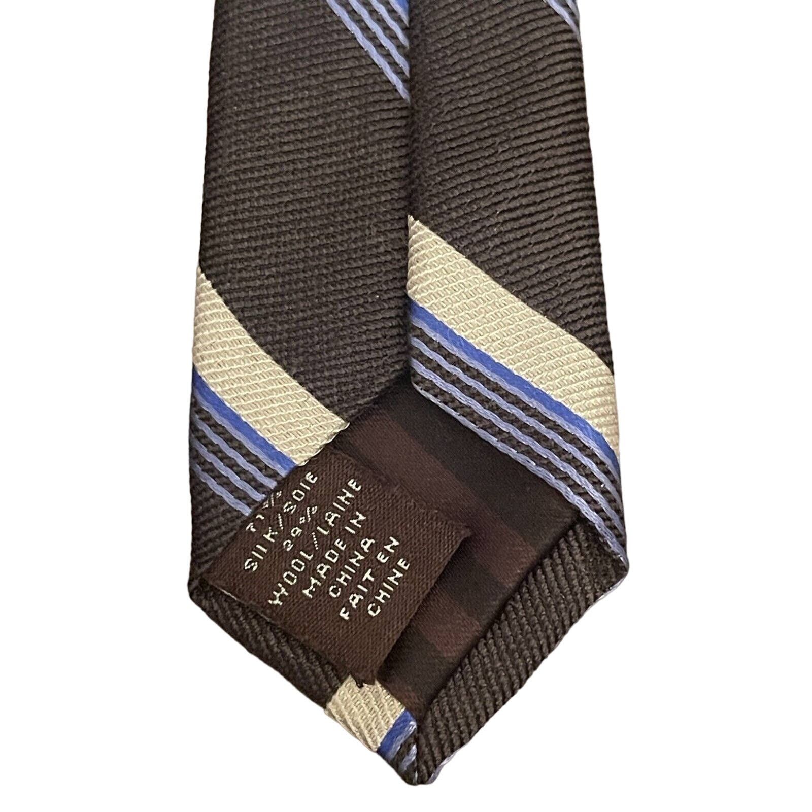 Black Brown 1826 Black Brown 1826 Black Blue 71% Silk 29% Wool Made In China Size ONE SIZE - 7 Thumbnail