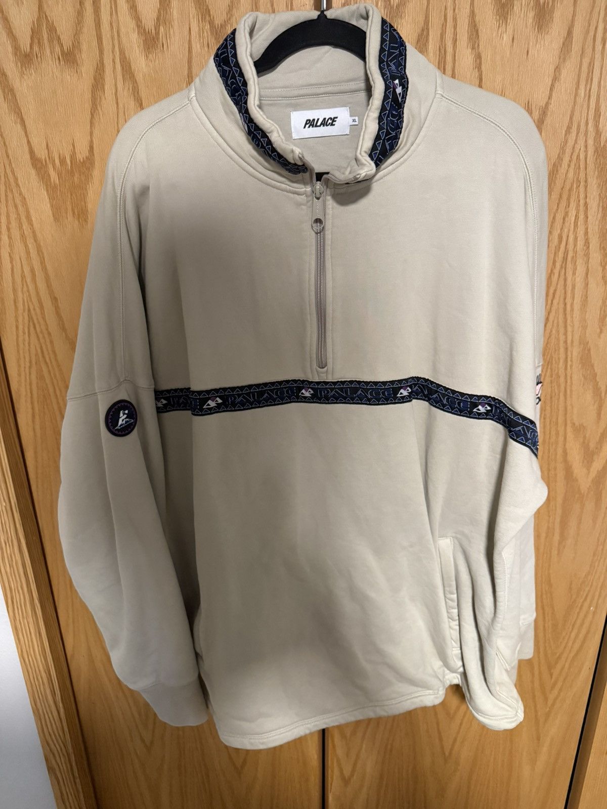 Palace Palace Rib 1/4 Zip Funnel | Grailed