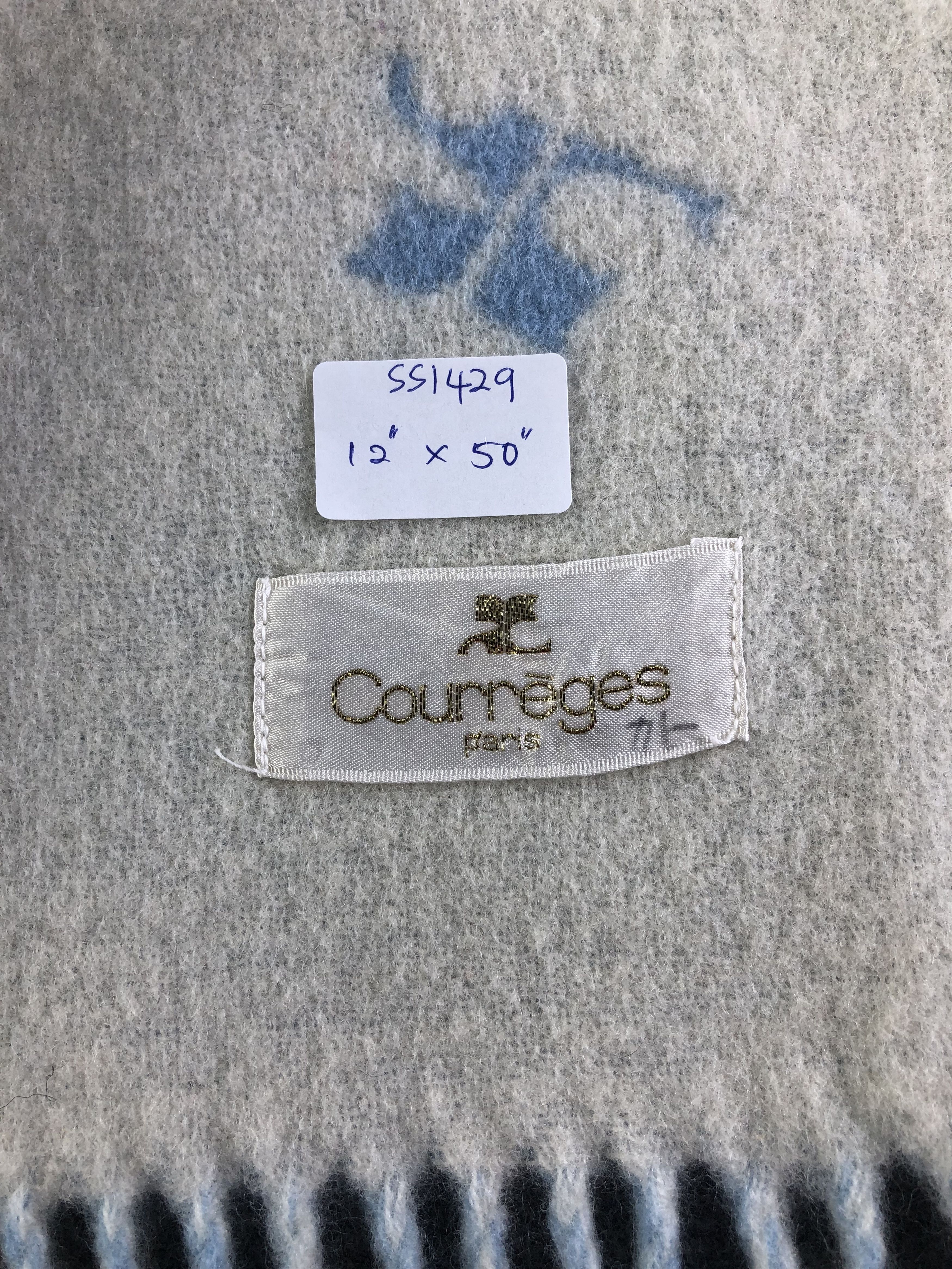 Courreges Courreges Scarf / Muffler / Neckwear SS1429 Size ONE SIZE - 5 Thumbnail
