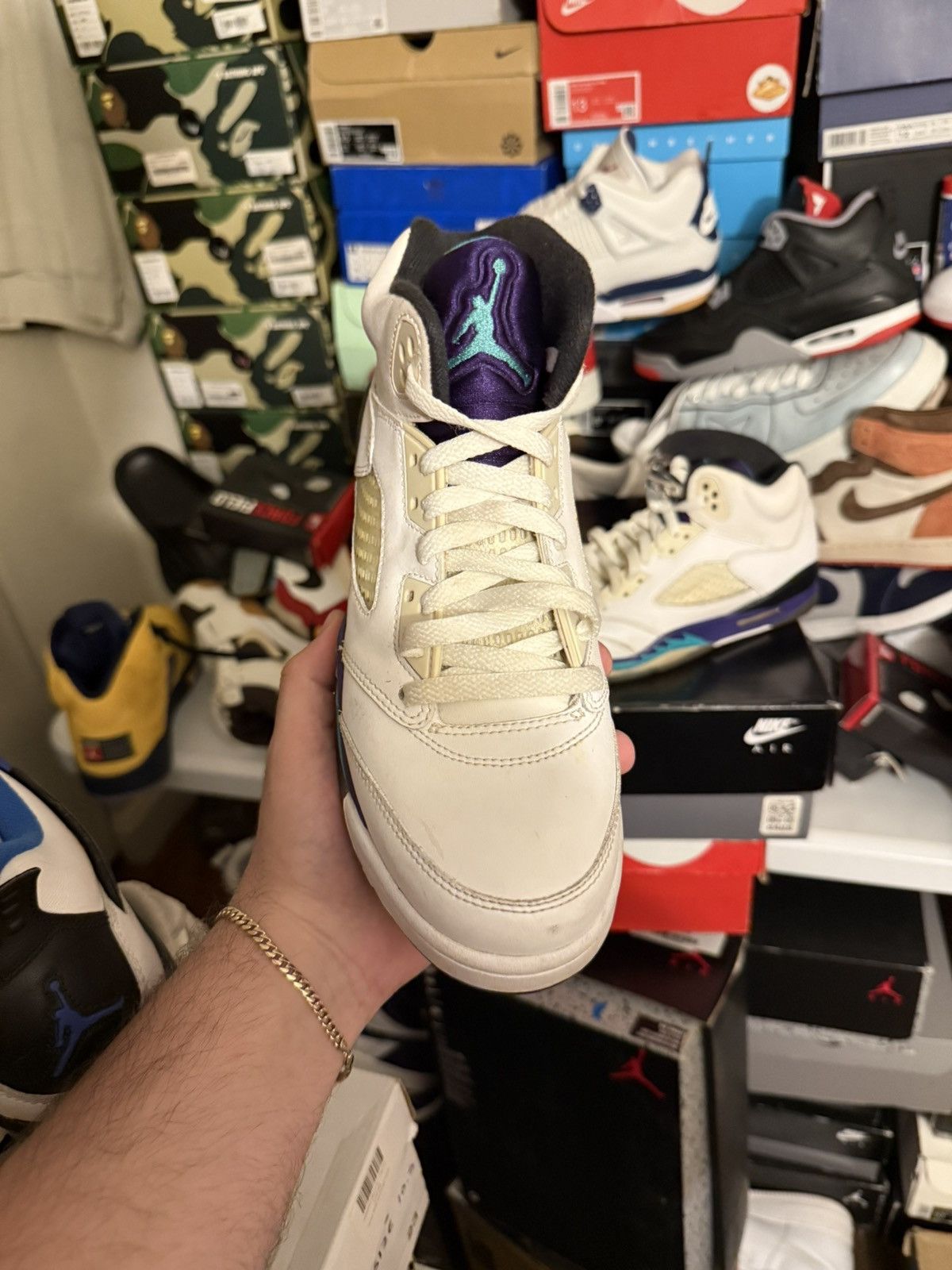 Jordan Brand Jordan retro 5 Grape size 7 Size US 7 / EU 40 - 2 Thumbnail