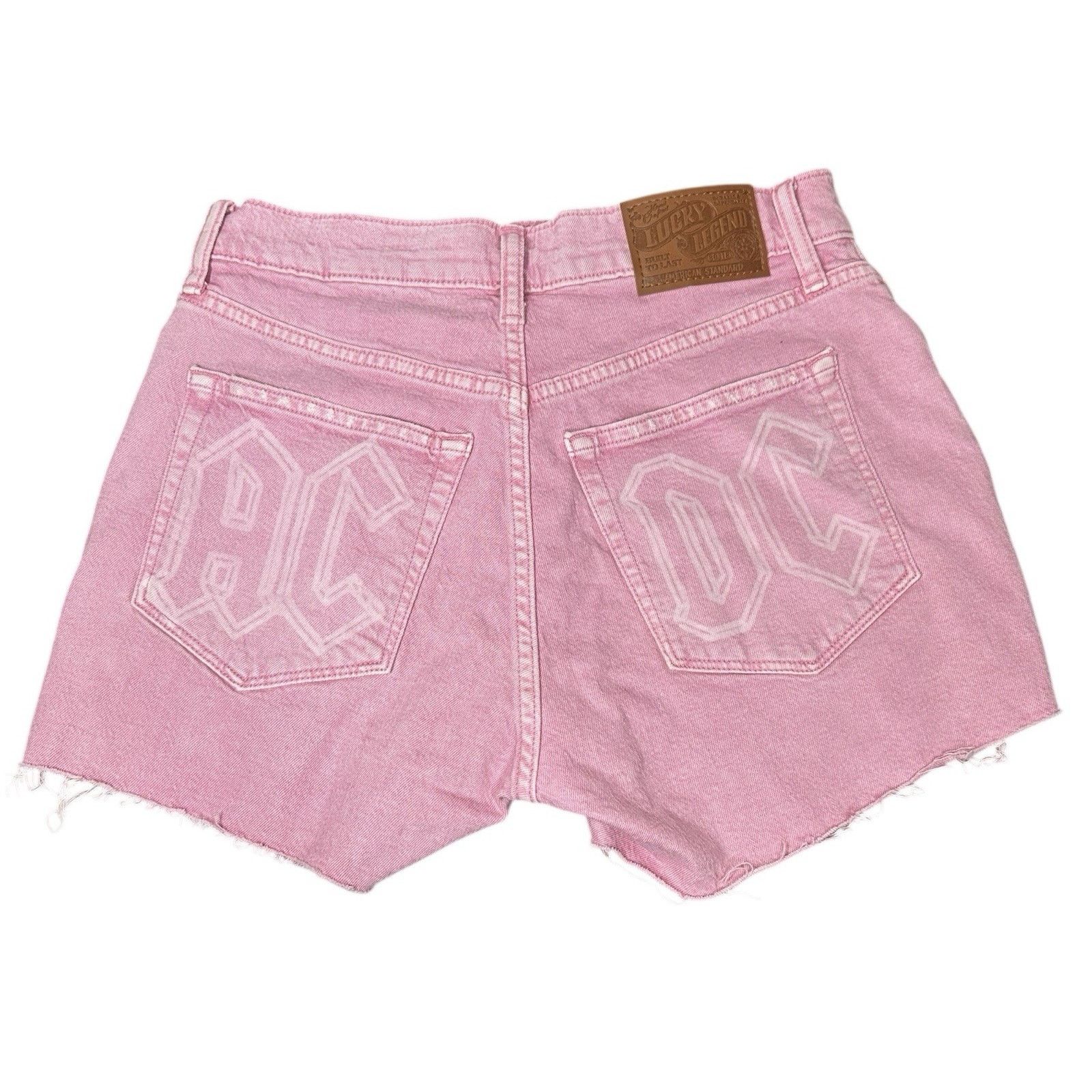 Lucky Brand Lucky Brand AC DC High Rise Mom Pink Denim Jean Shorts 2/26 Size 26" / US 2 / IT 38 - 8 Thumbnail